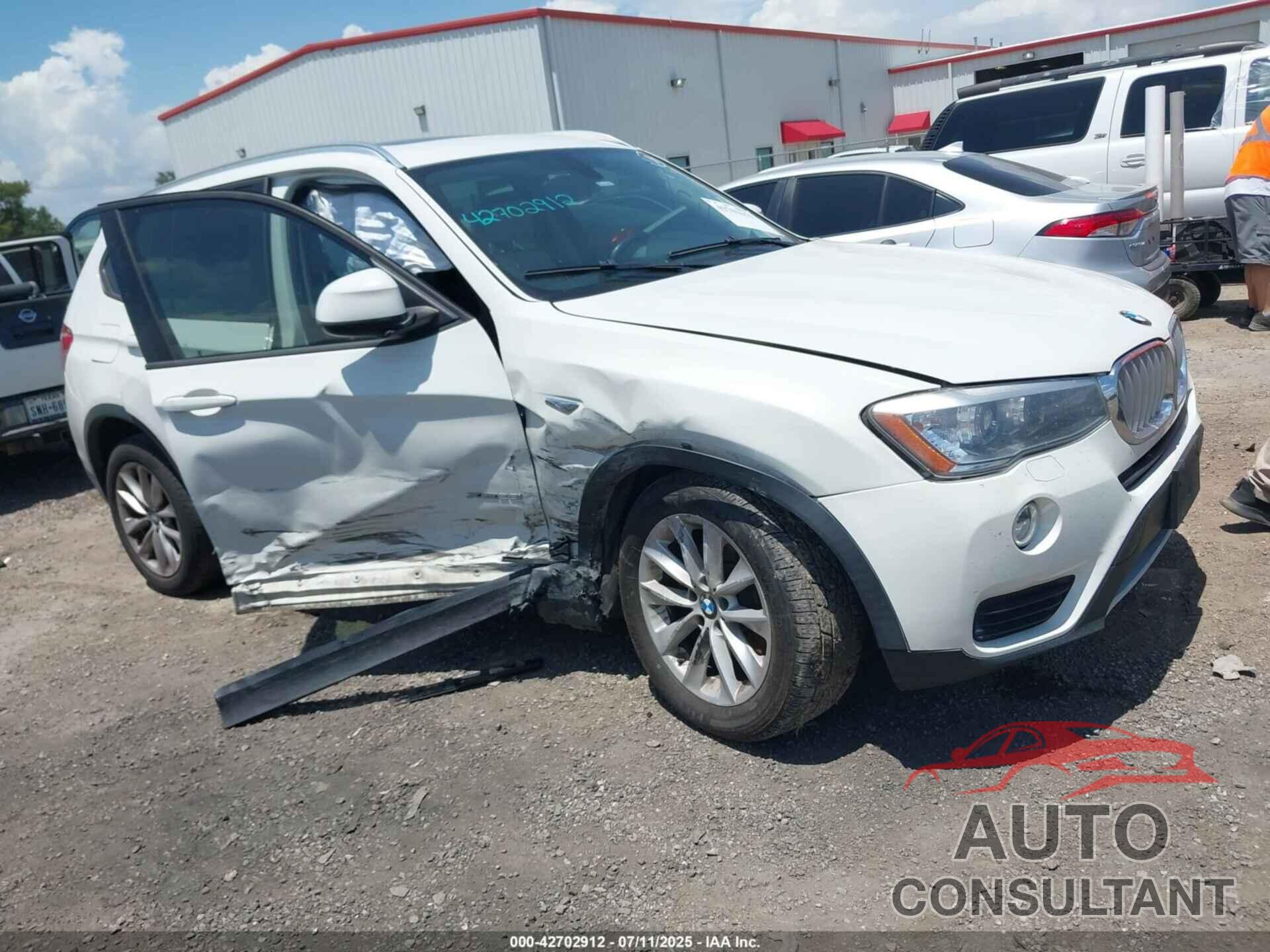 BMW X3 2015 - 5UXWX9C50F0D45458
