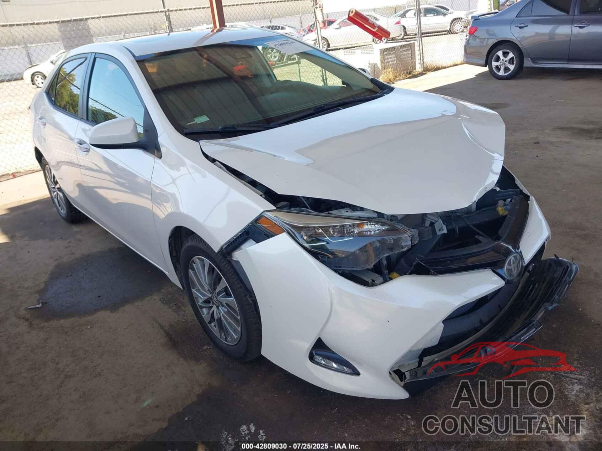 TOYOTA COROLLA 2017 - 5YFBURHE8HP570184
