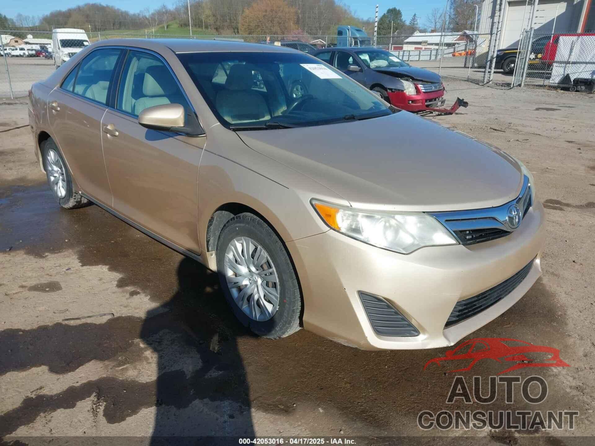 TOYOTA CAMRY 2012 - 4T4BF1FK2CR232944