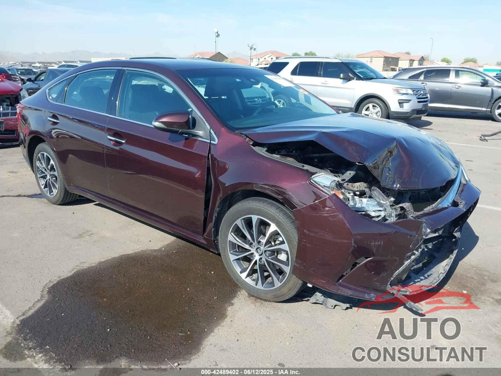 TOYOTA AVALON 2017 - 4T1BK1EBXHU264037
