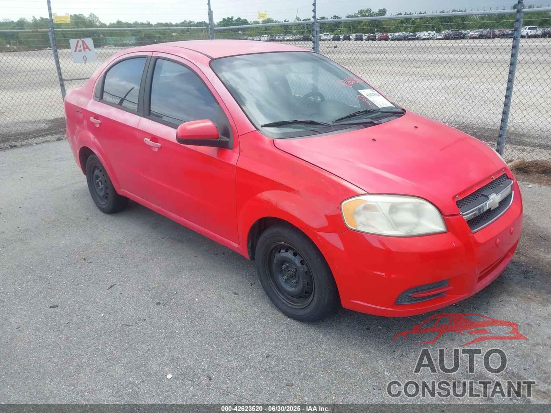 CHEVROLET AVEO 2009 - KL1TD56E89B403931