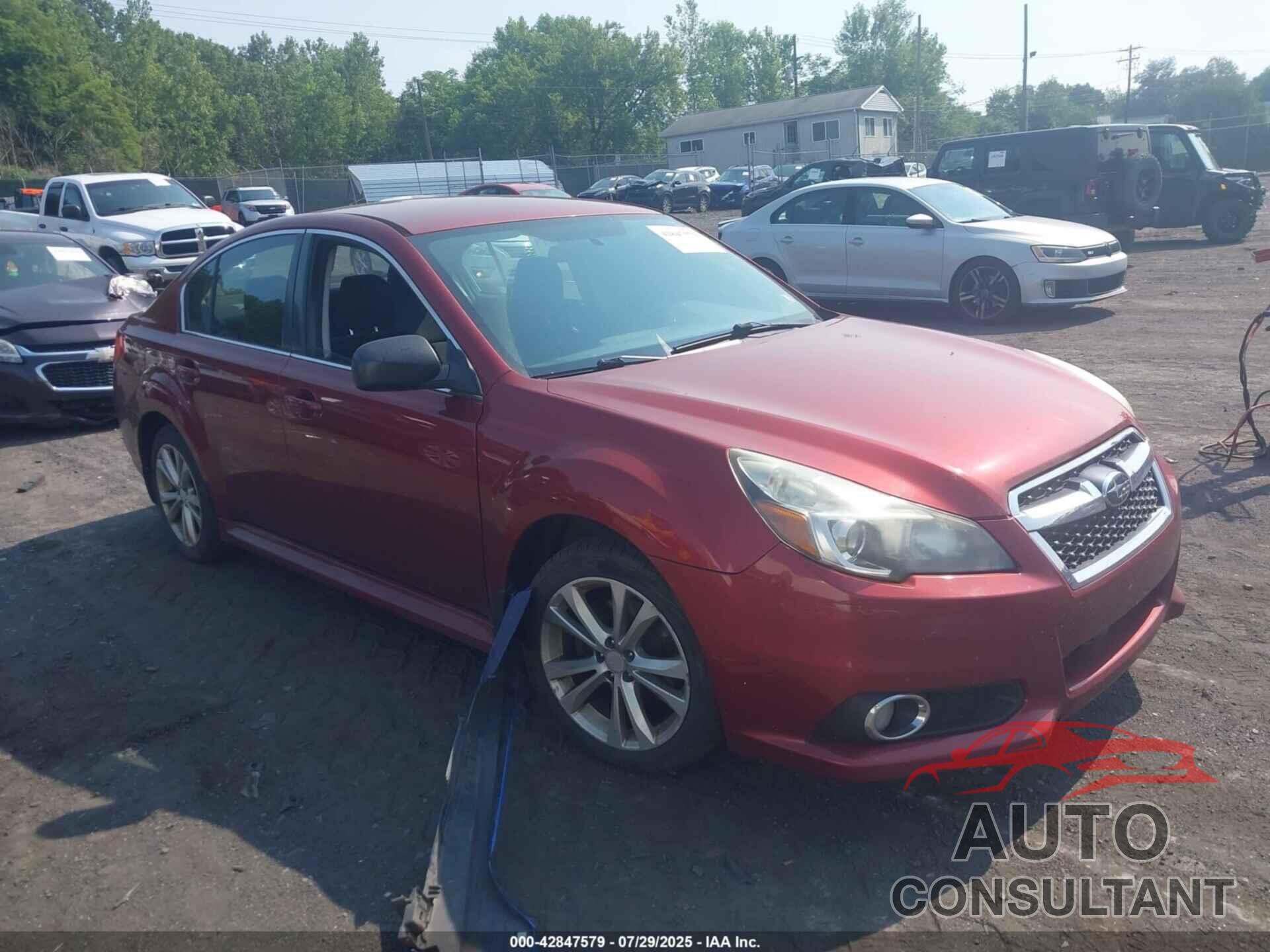 SUBARU LEGACY 2014 - 4S3BMBA65E3019046
