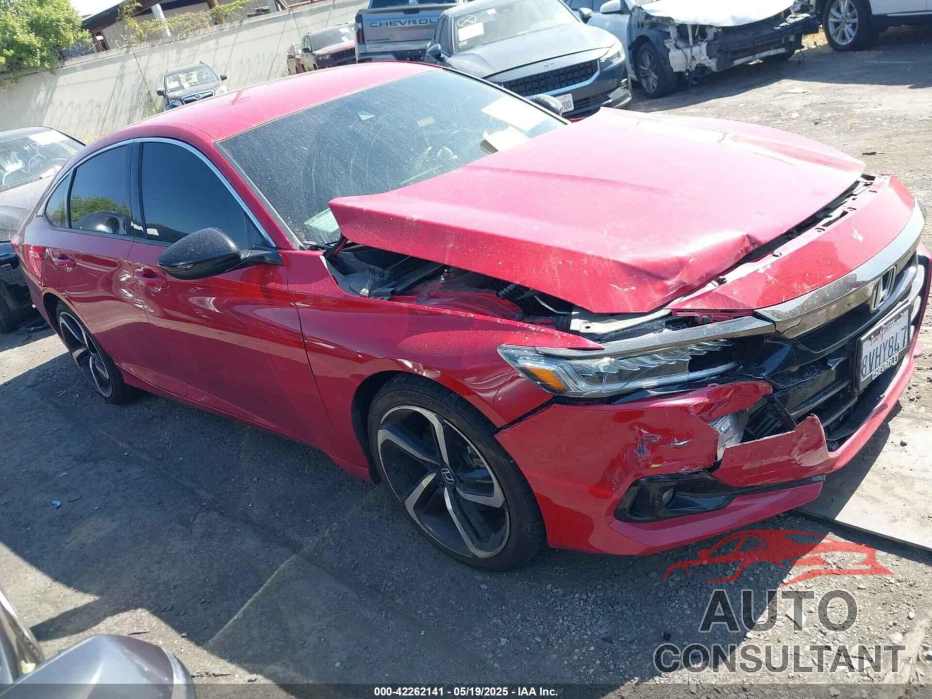 HONDA ACCORD 2021 - 1HGCV1F35MA063375