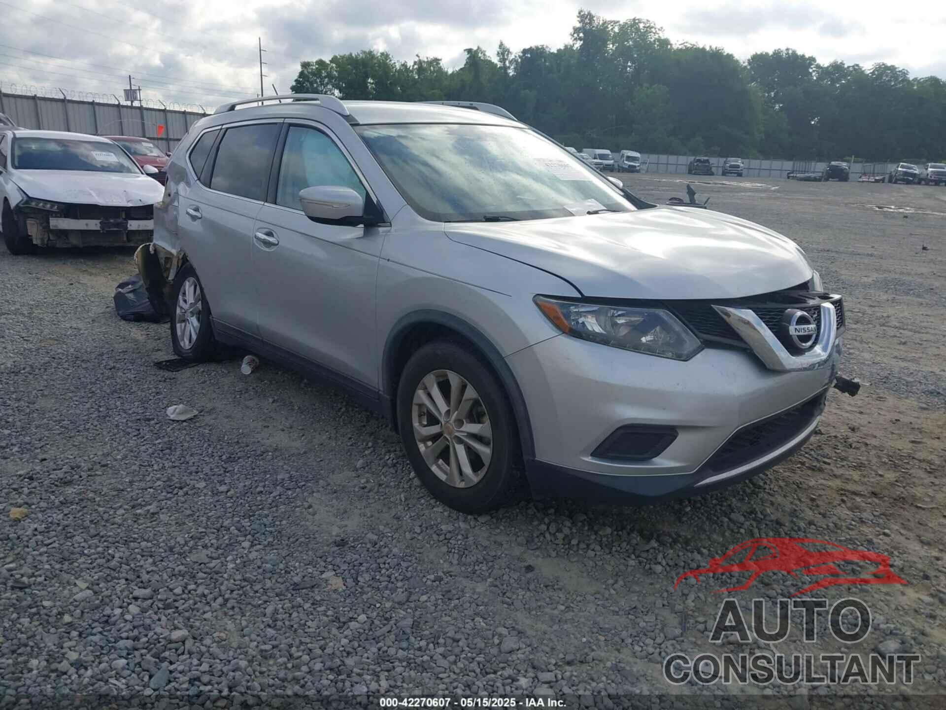 NISSAN ROGUE 2015 - KNMAT2MT5FP574461