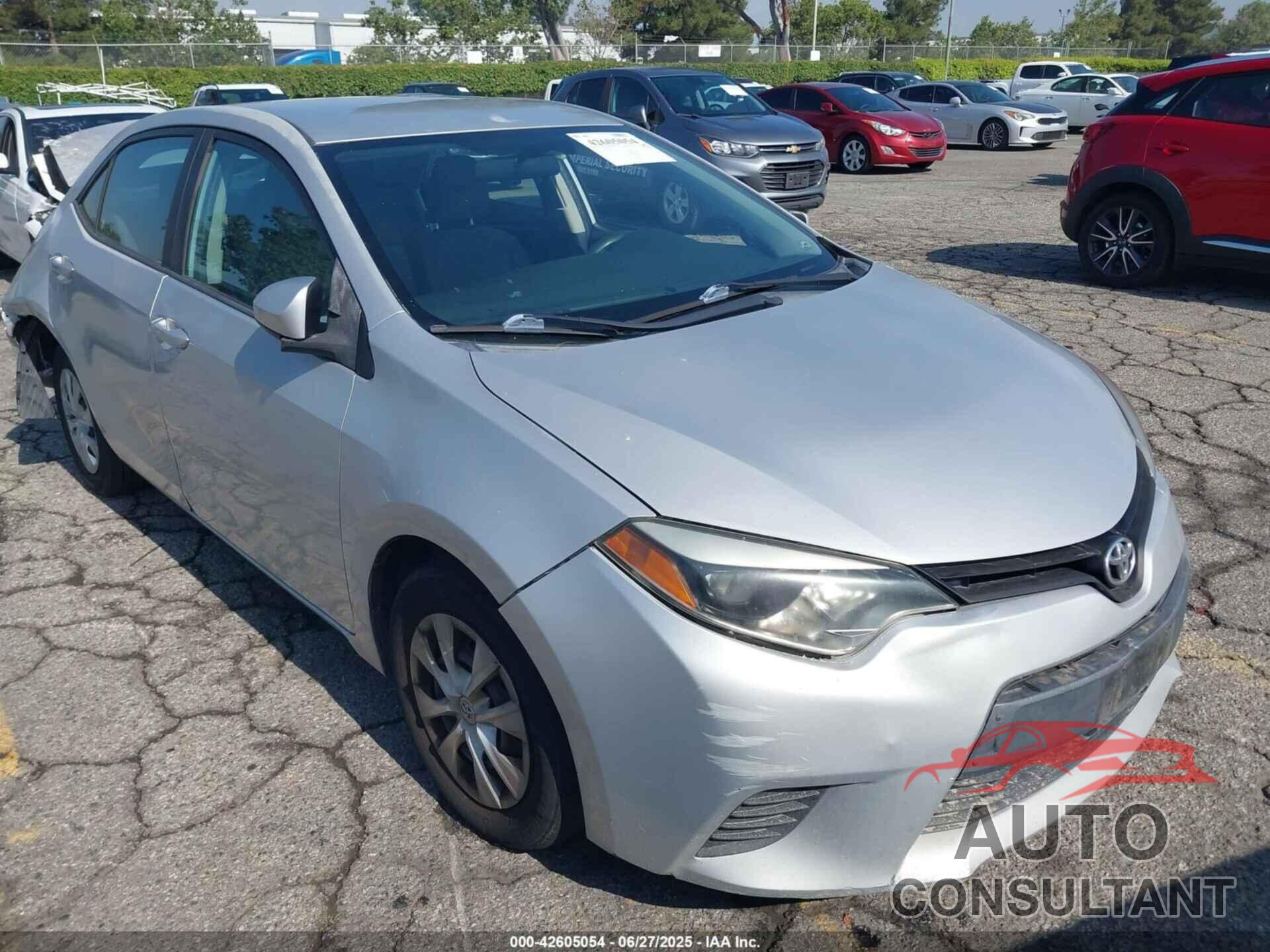 TOYOTA COROLLA 2015 - 5YFBURHEXFP240690