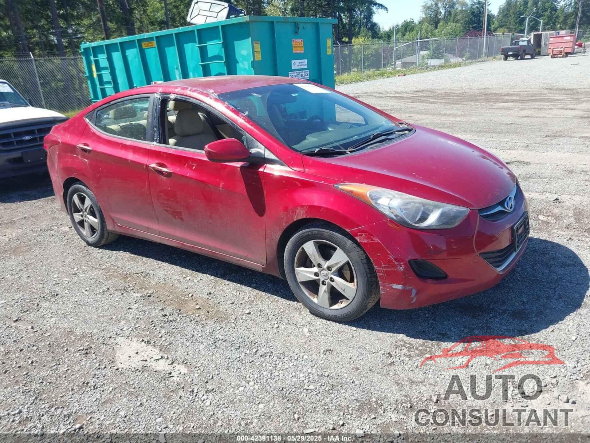 HYUNDAI ELANTRA 2011 - KMHDH4AE3BU108972