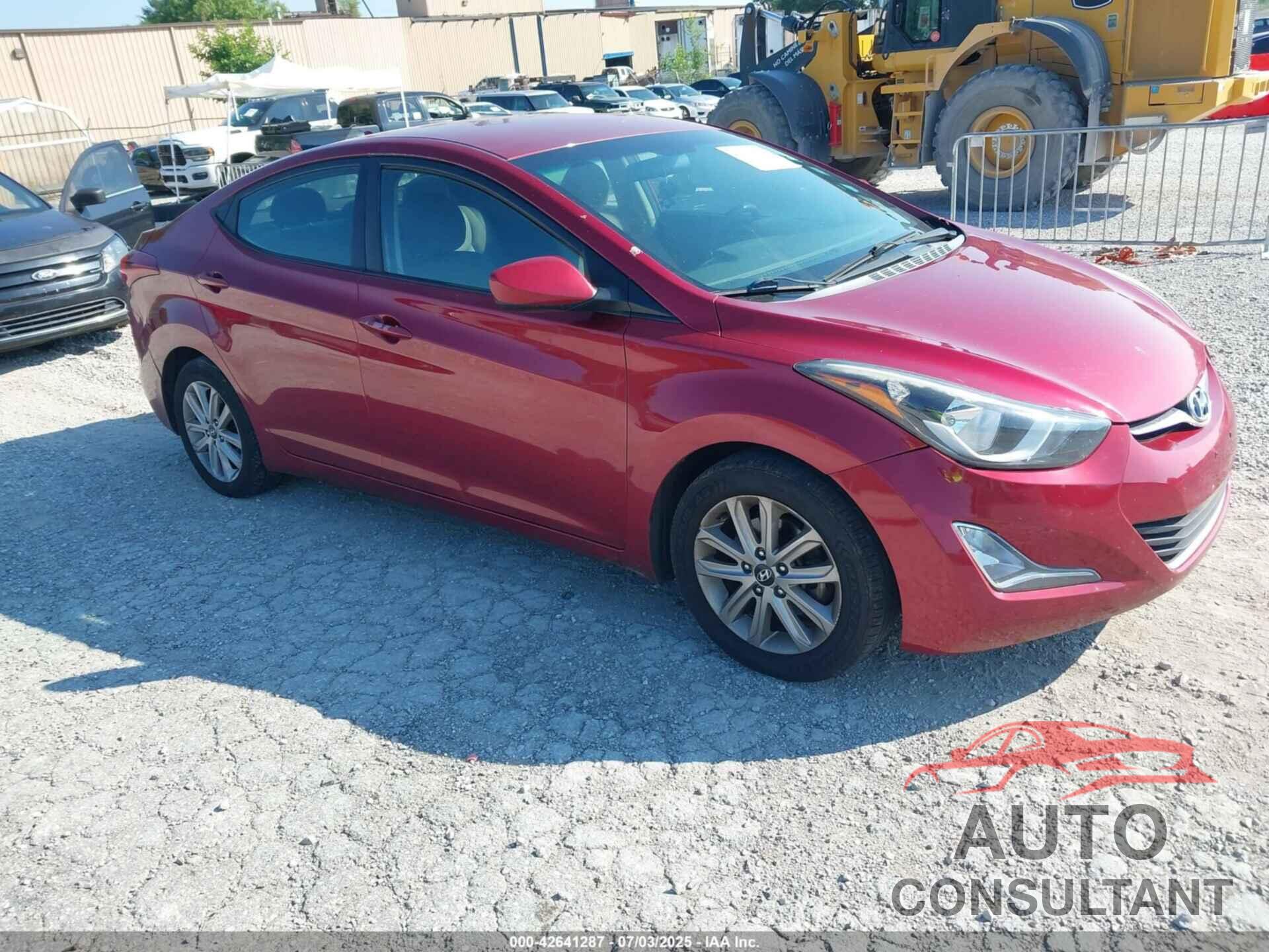 HYUNDAI ELANTRA 2014 - 5NPDH4AE1EH486310
