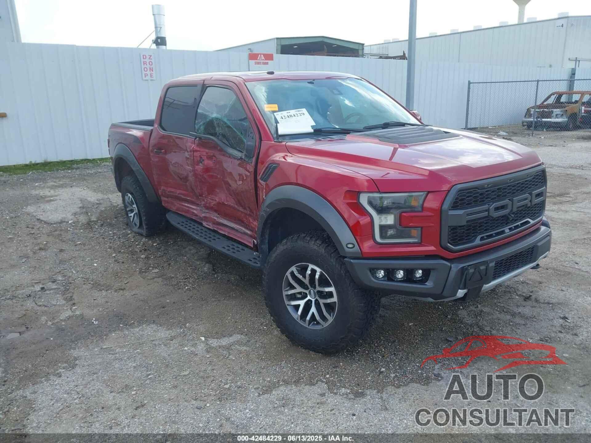 FORD F-150 2017 - 1FTFW1RG8HFC52070