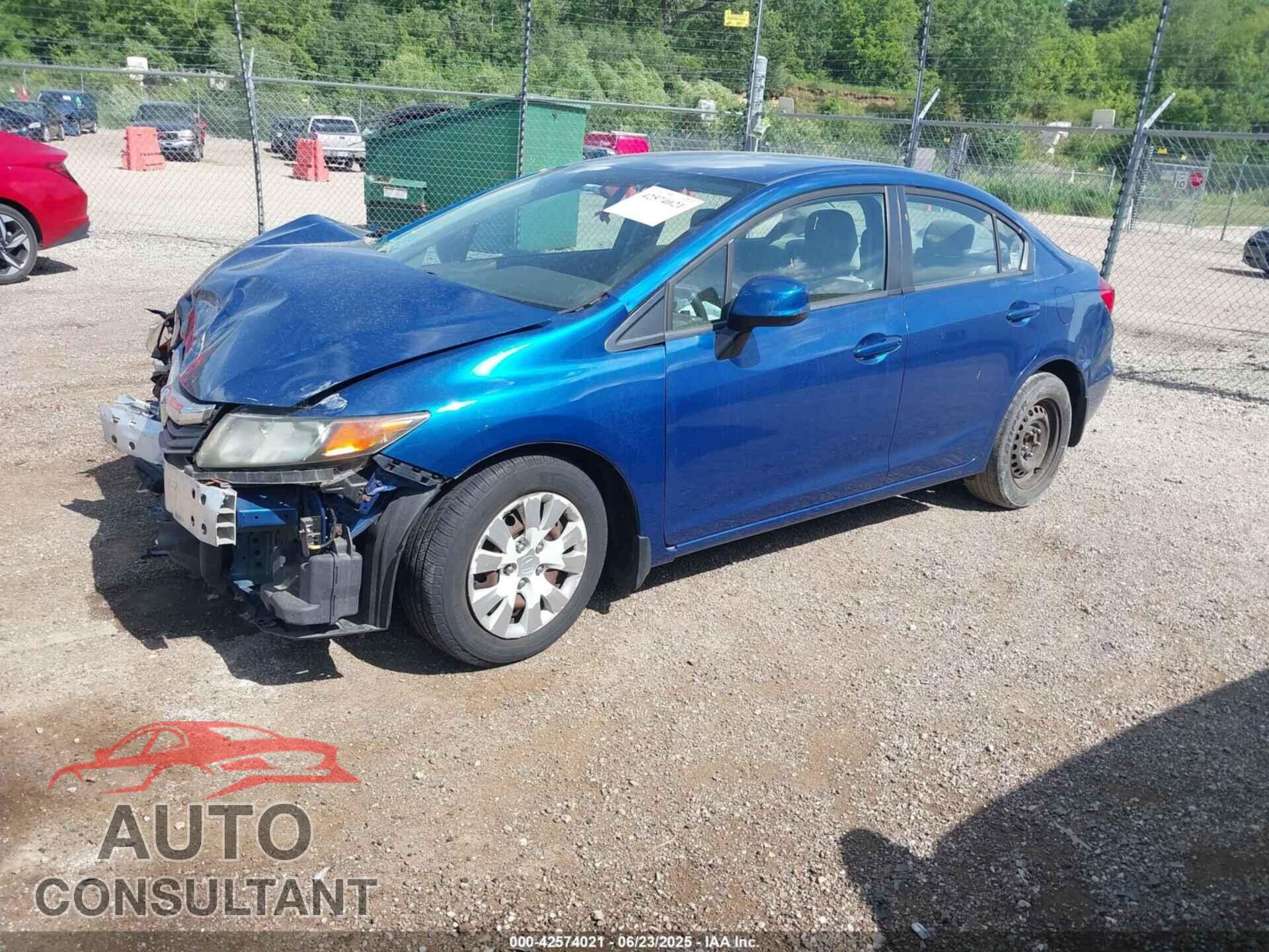 HONDA CIVIC 2012 - 2HGFB2F50CH511132