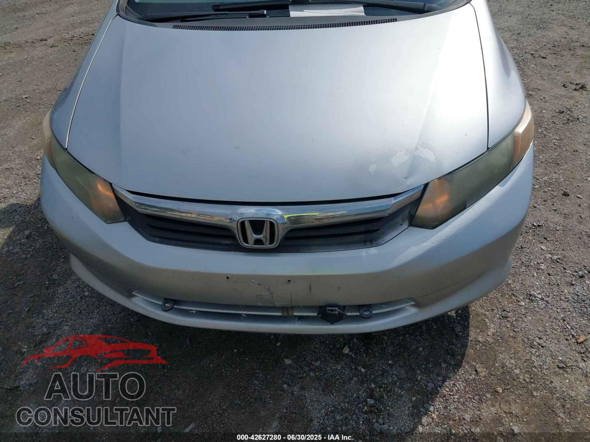 HONDA CIVIC 2012 - 19XFB2F58CE320231