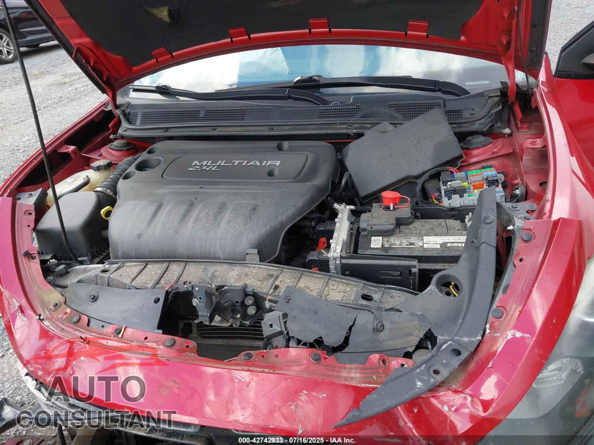 DODGE DART 2015 - 1C3CDFEB3FD205607
