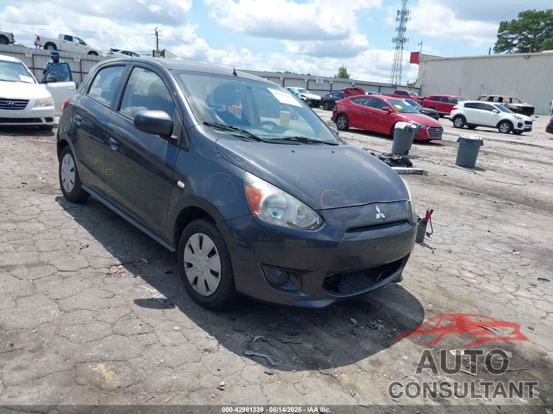 MITSUBISHI MIRAGE 2014 - ML32A3HJ1EH009354