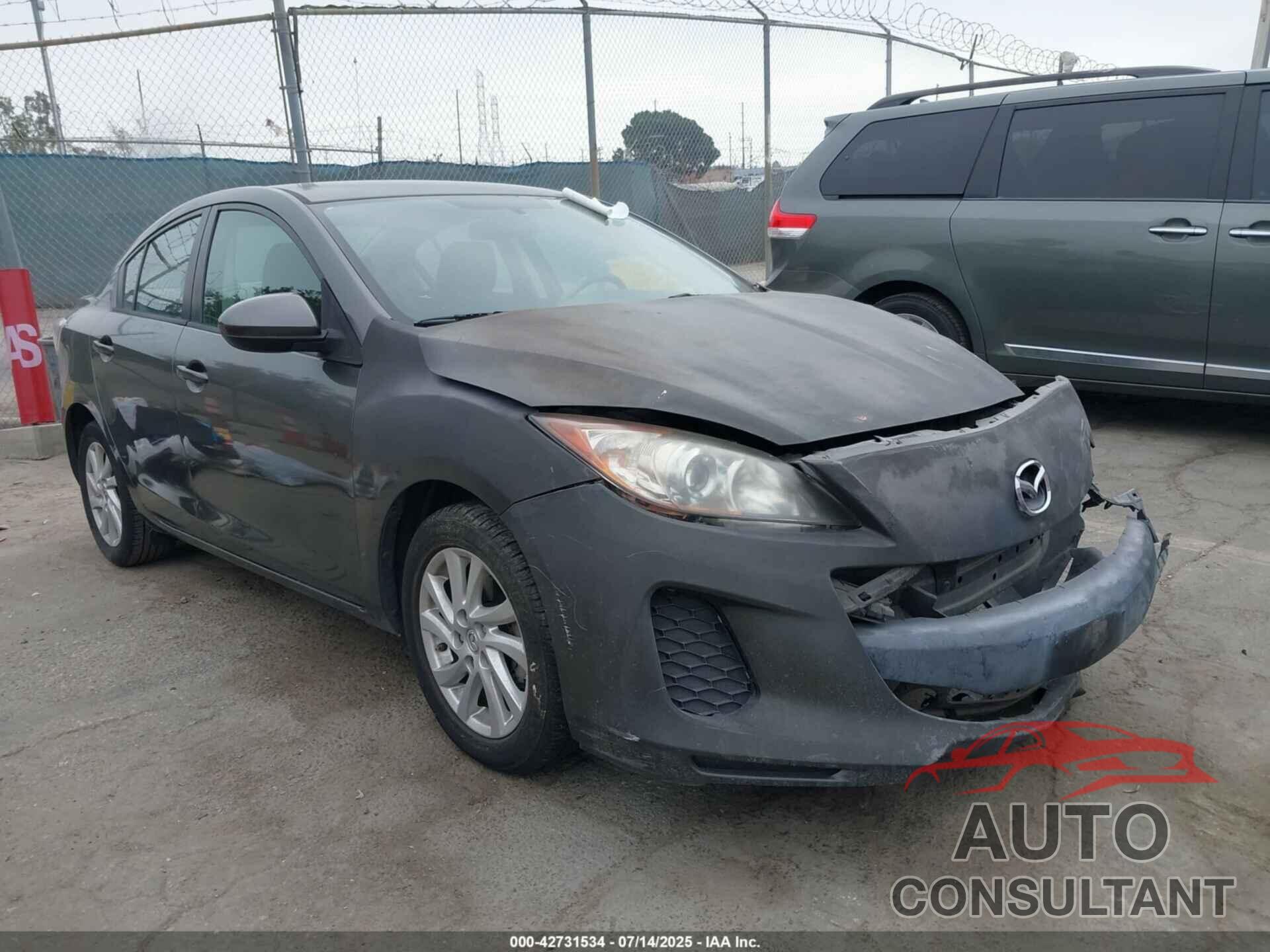 MAZDA MAZDA3 2012 - JM1BL1V87C1545678