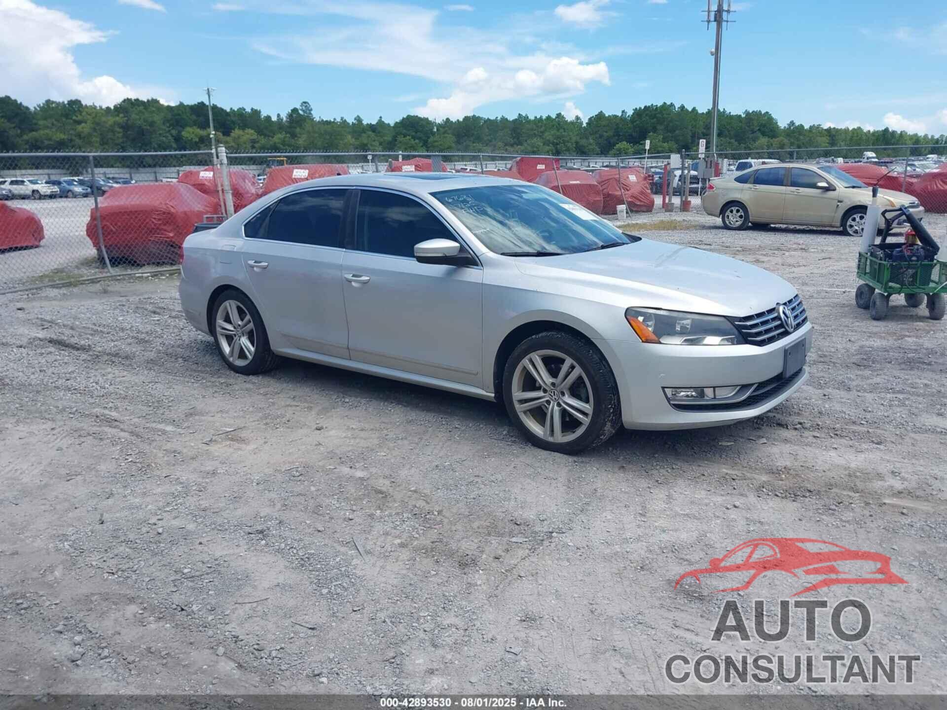 VOLKSWAGEN PASSAT 2013 - 1VWBN7A39DC042356