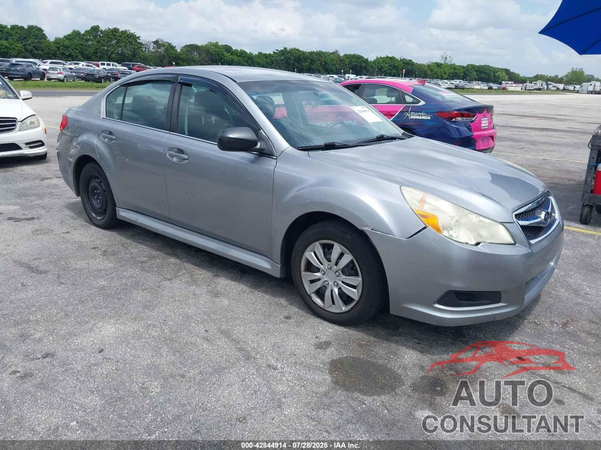SUBARU LEGACY 2011 - 4S3BMCA67B3228709