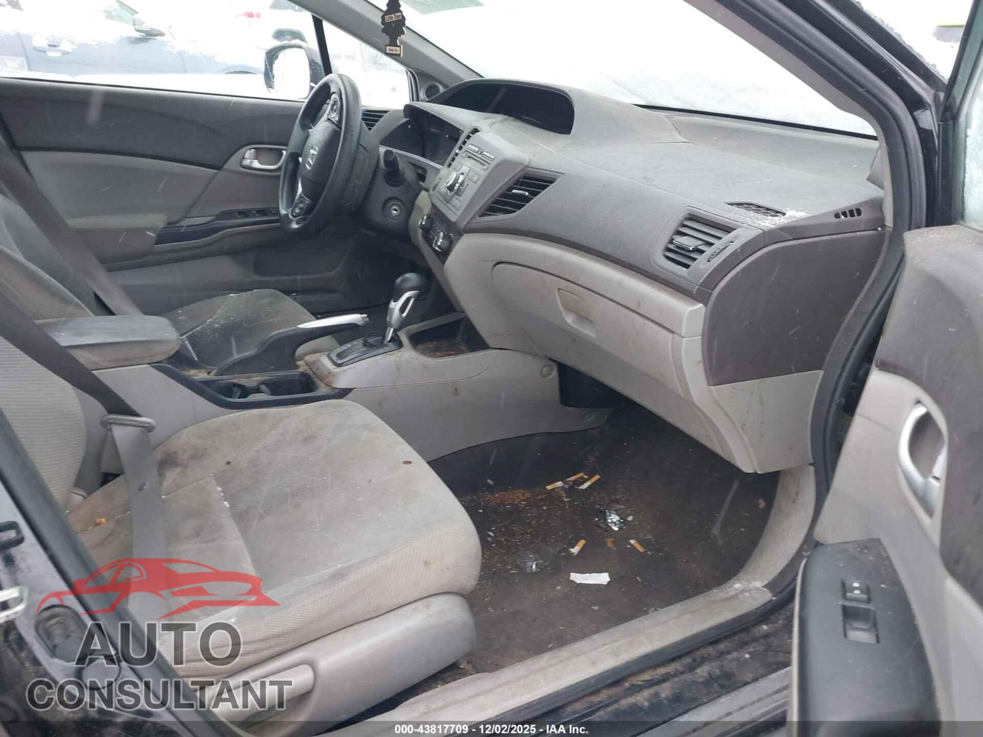 HONDA CIVIC 2012 - 19XFB2F85CE008409