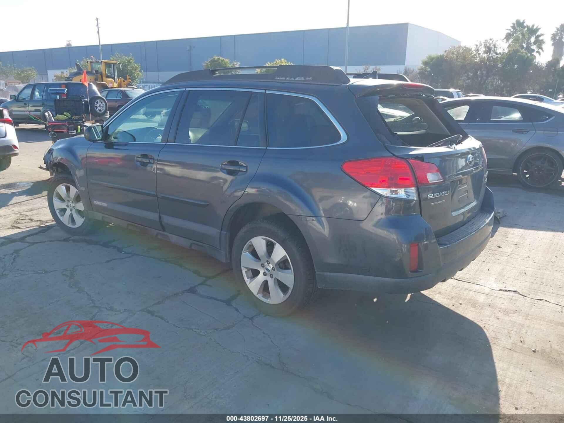 SUBARU OUTBACK 2012 - 4S4BRELC1C2204019