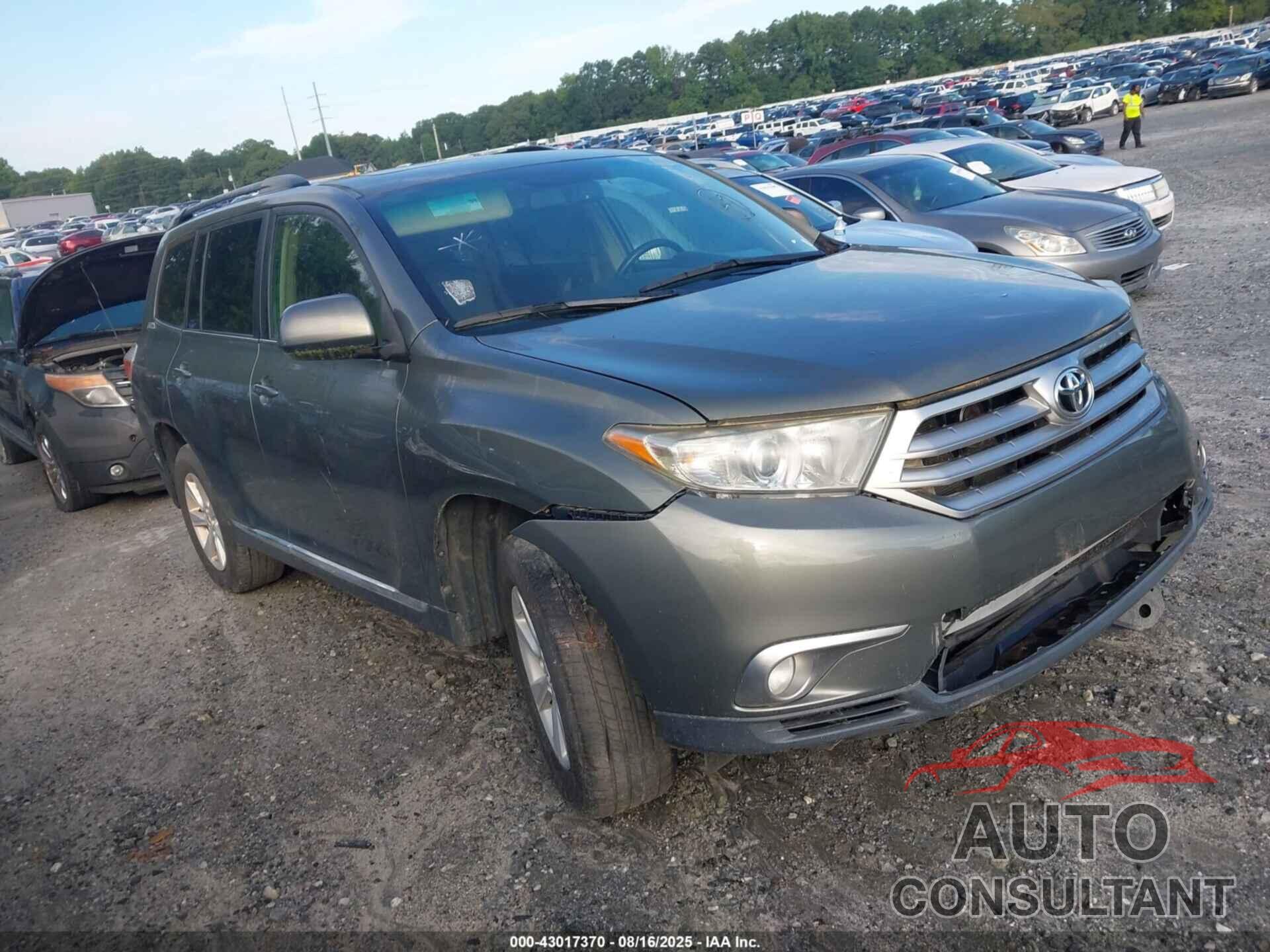 TOYOTA HIGHLANDER 2011 - 5TDBK3EHXBS087599
