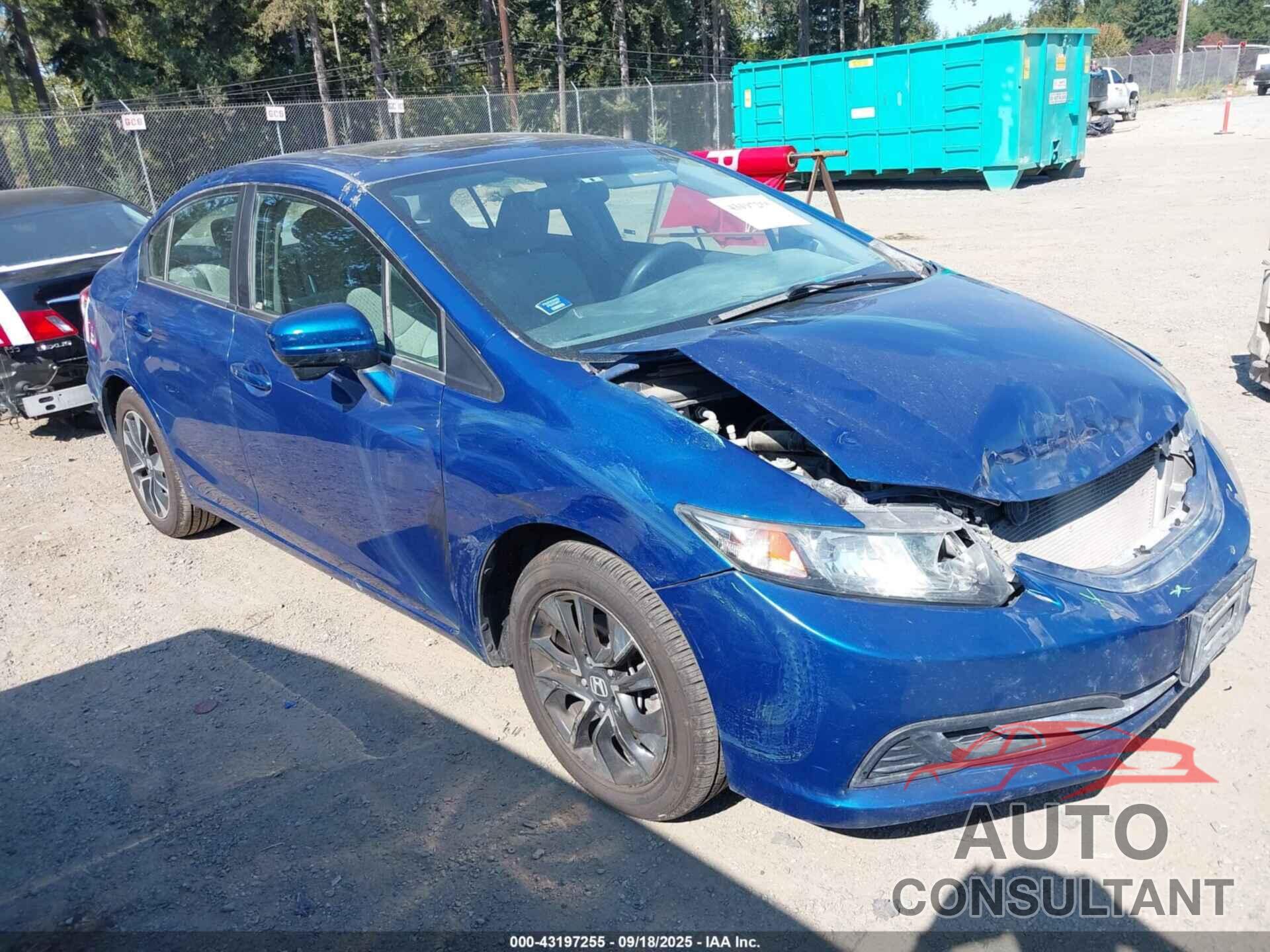 HONDA CIVIC 2014 - 19XFB2F81EE232568