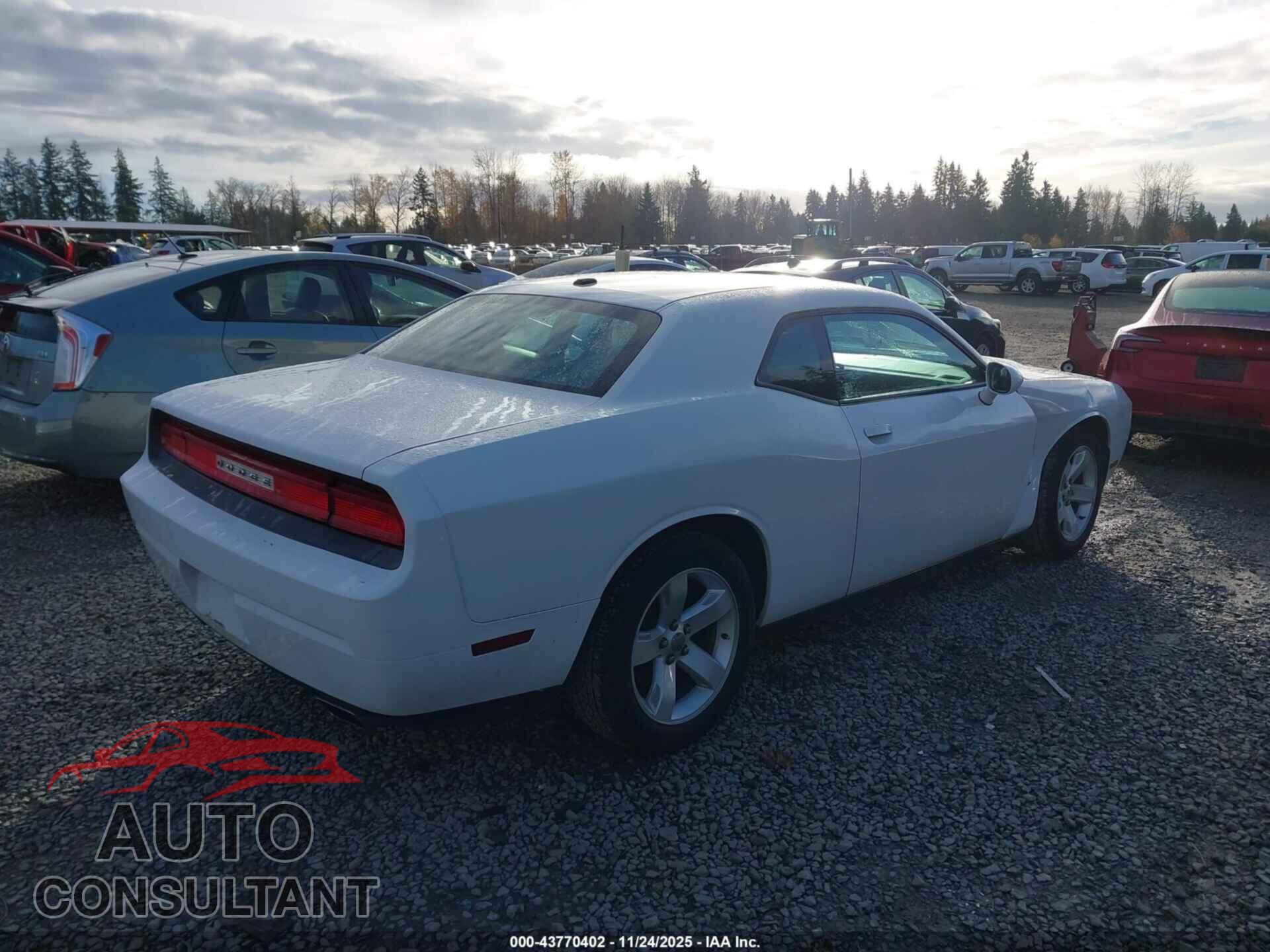 DODGE CHALLENGER 2012 - 2C3CDYAG2CH257564