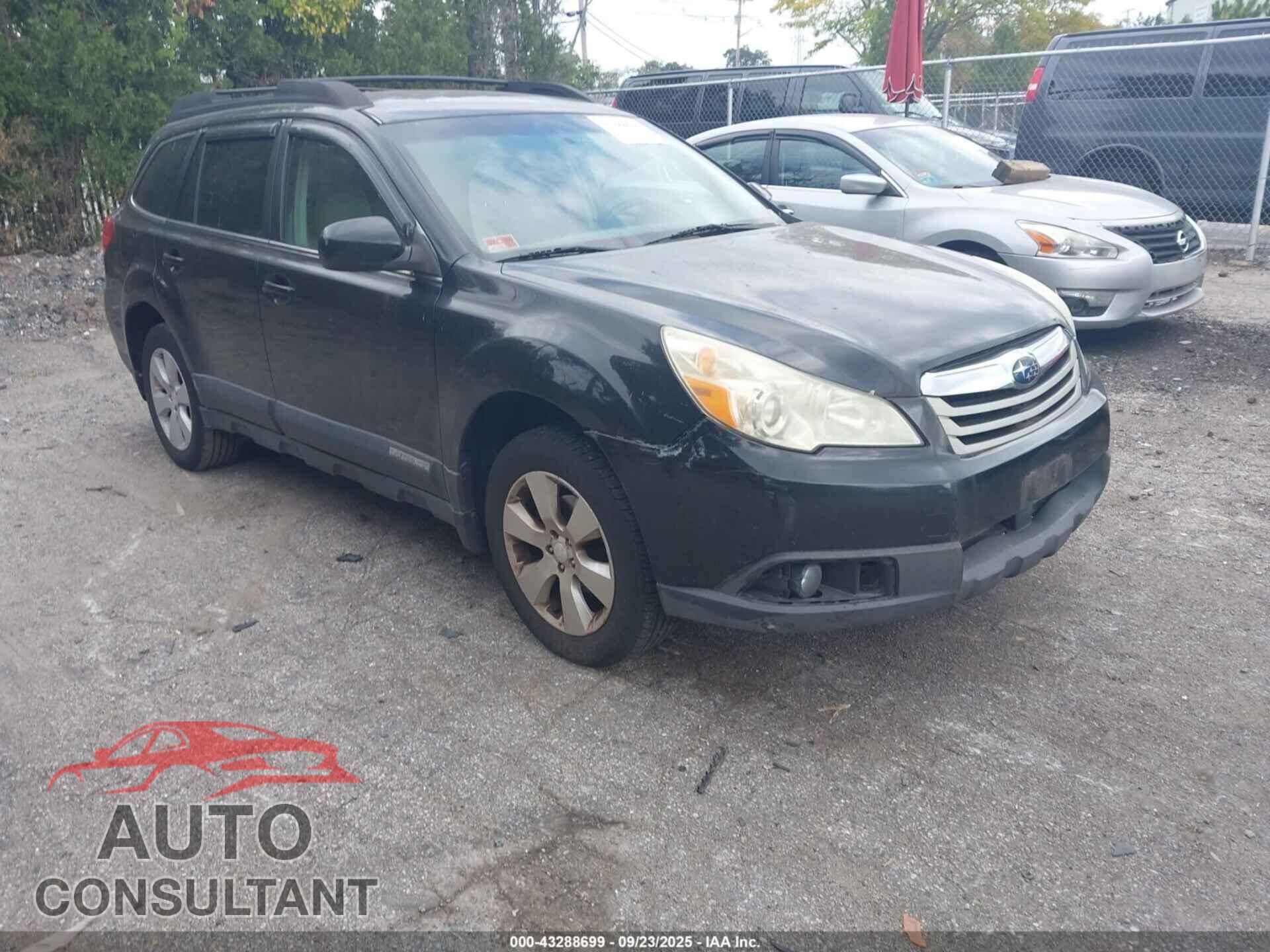 SUBARU OUTBACK 2011 - 4S4BRBCC2B3402776