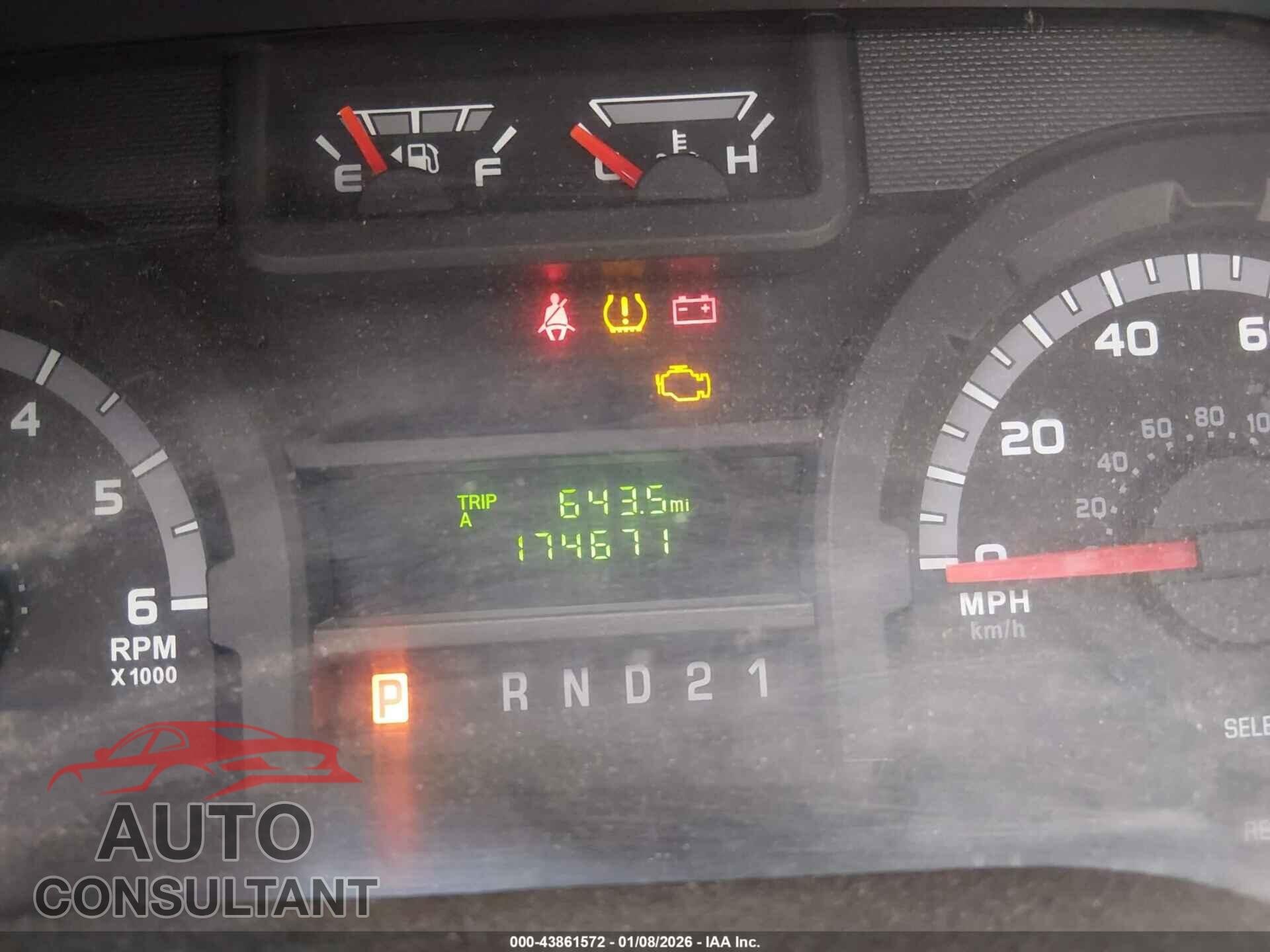 FORD E-150 2012 - 1FTNE1EWXCDA70872