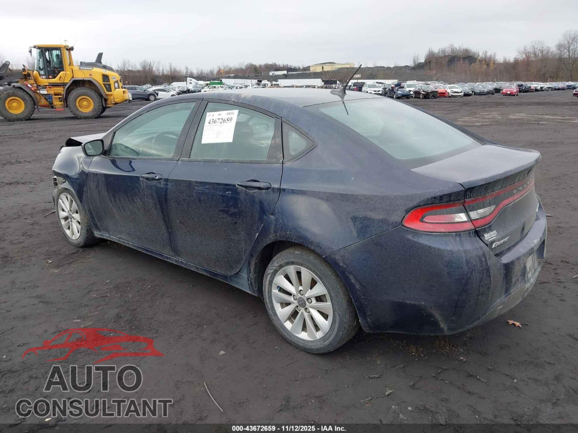 DODGE DART 2015 - 1C3CDFDH2FD415041