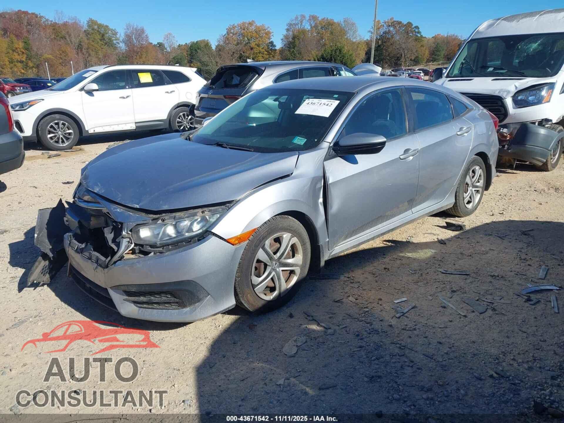 HONDA CIVIC 2017 - 19XFC2F54HE015524