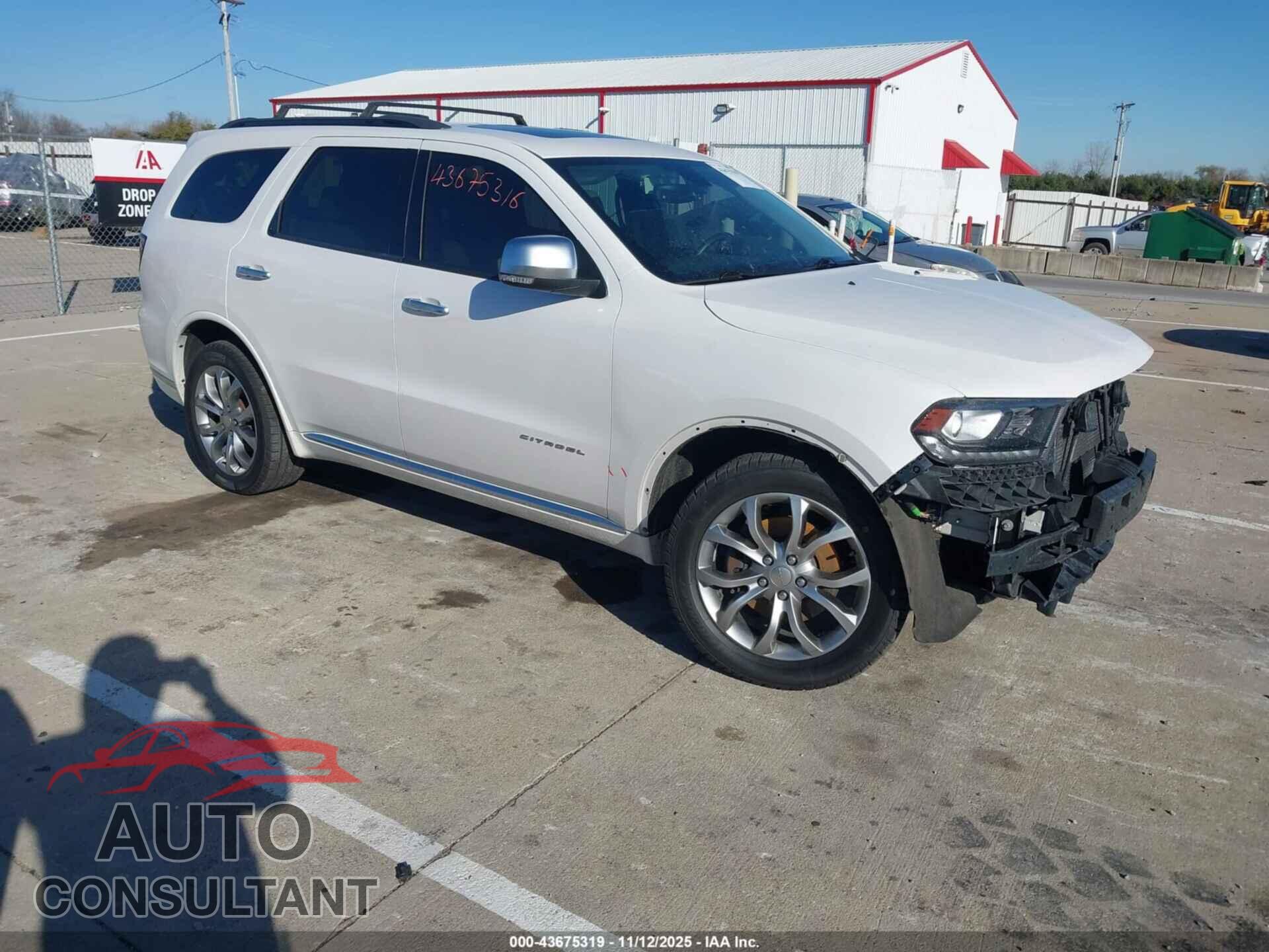 DODGE DURANGO 2017 - 1C4RDJEG0HC741296