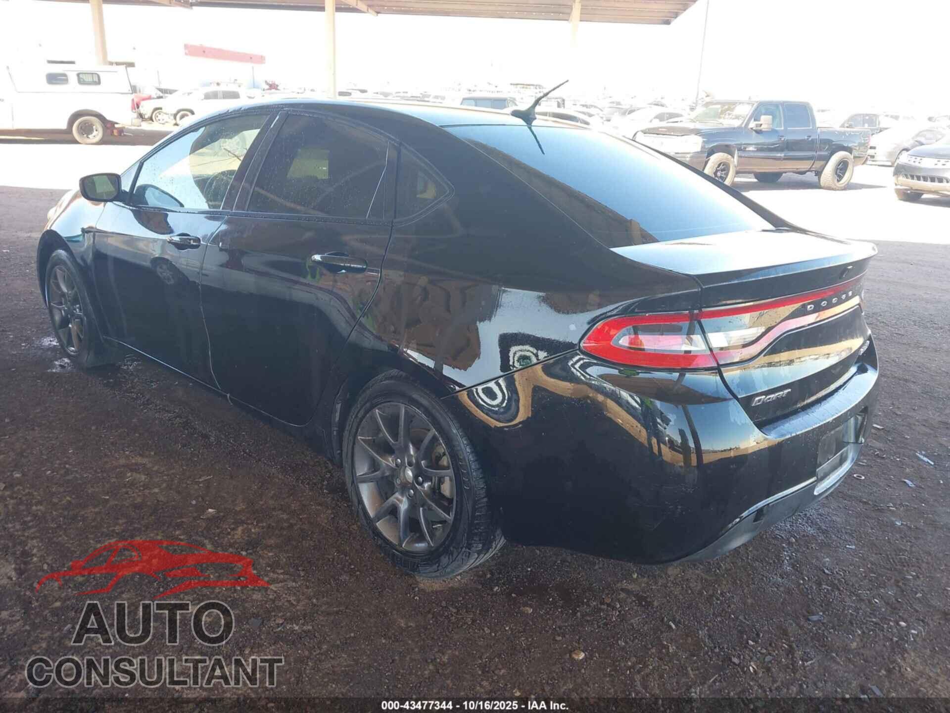 DODGE DART 2015 - 1C3CDFBB8FD302533