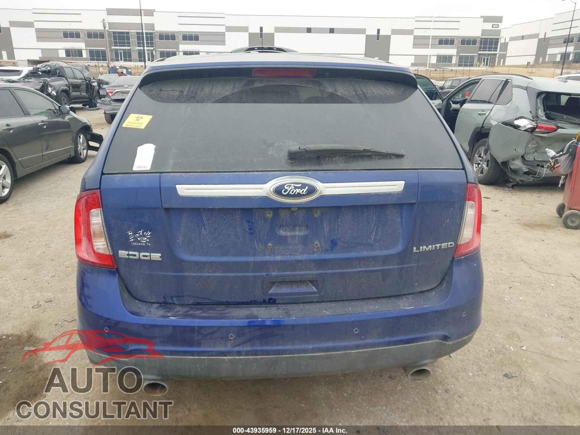 FORD EDGE 2013 - 2FMDK3KC2DBB63110