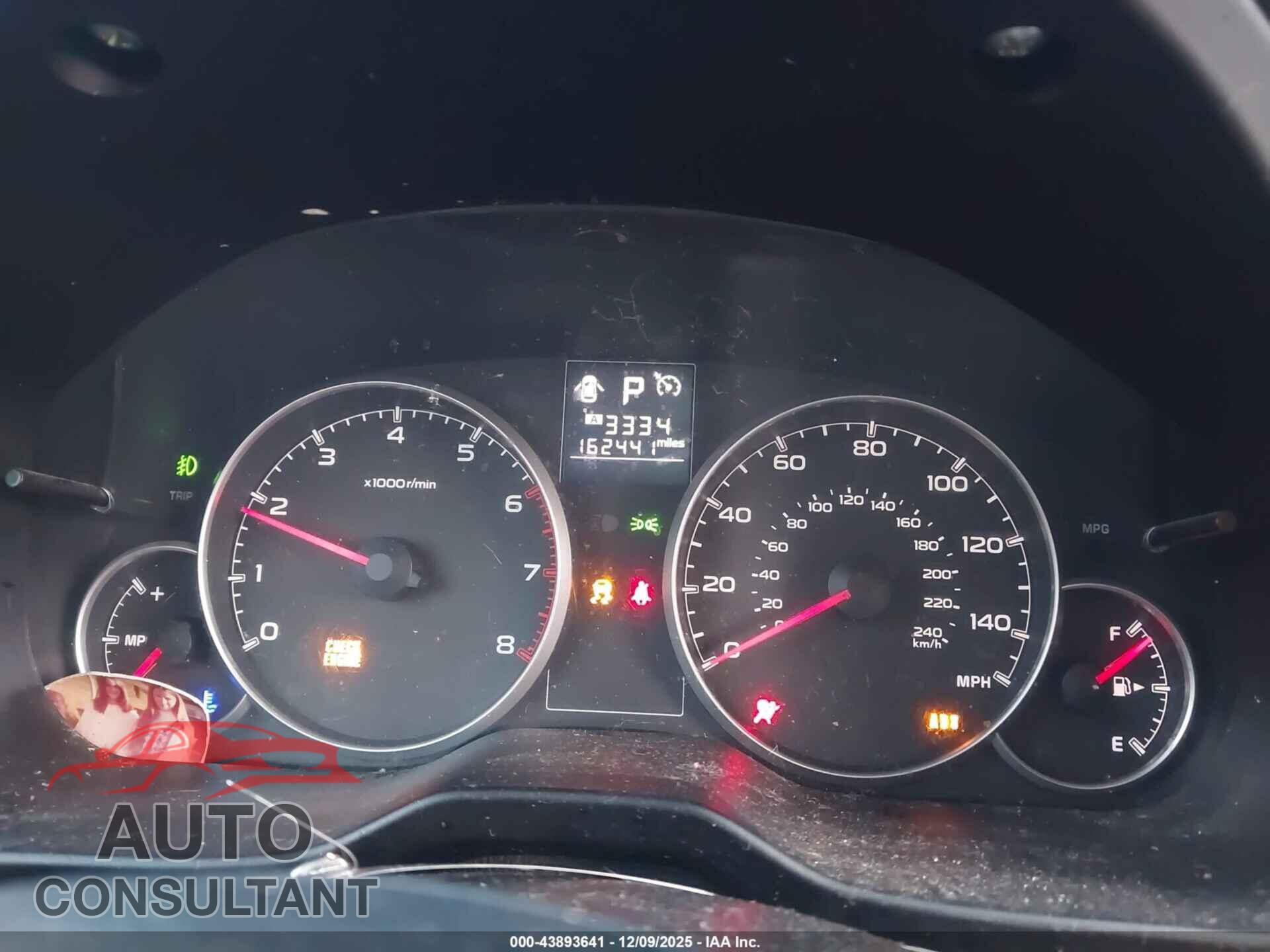 SUBARU OUTBACK 2013 - 4S4BRCCC1D3202187