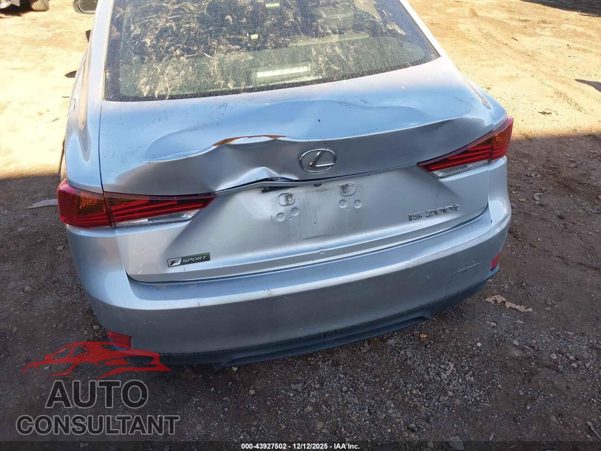LEXUS IS 200T 2017 - JTHBA1D29H5050125
