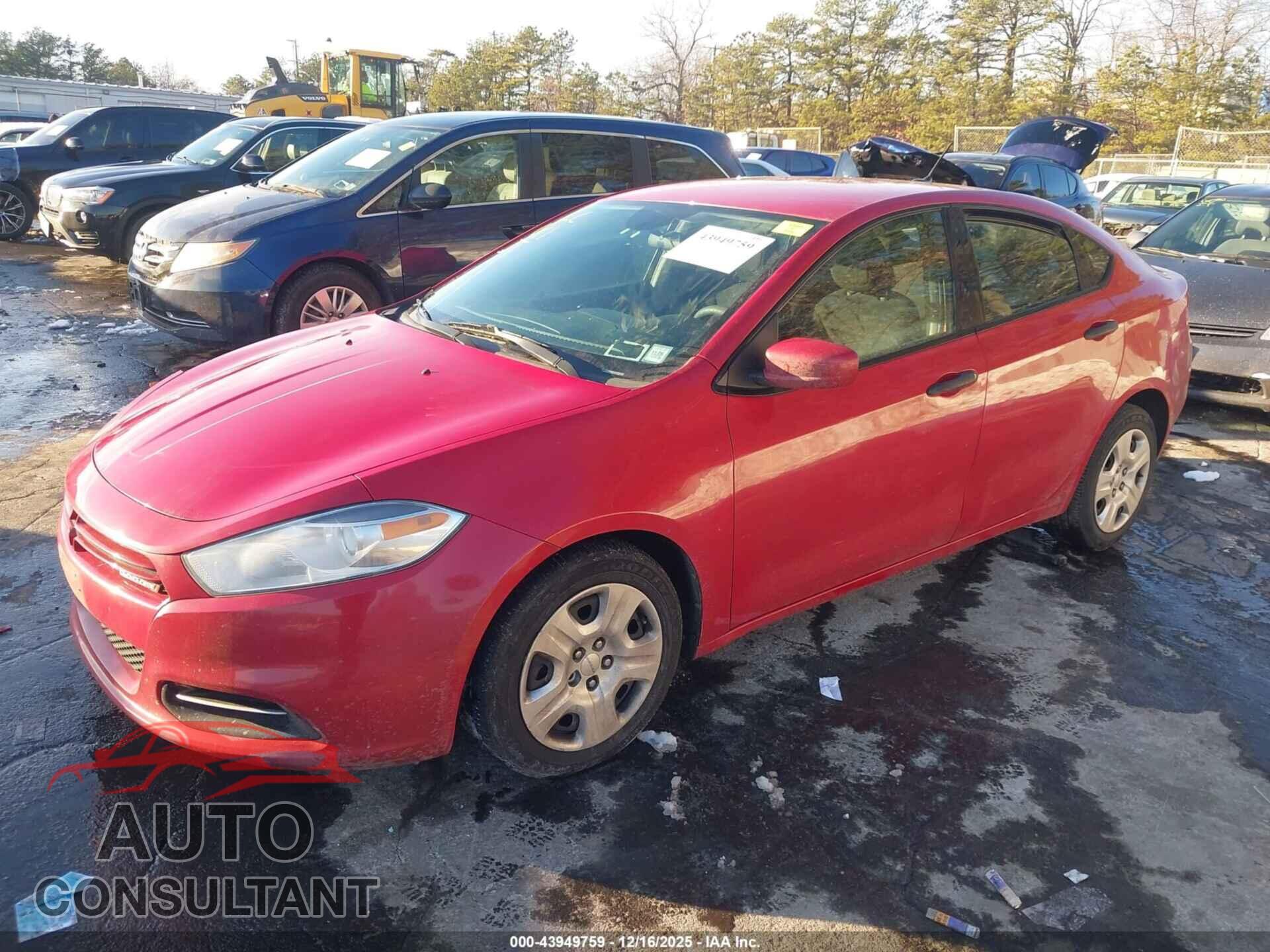 DODGE DART 2013 - 1C3CDFAA0DD105376