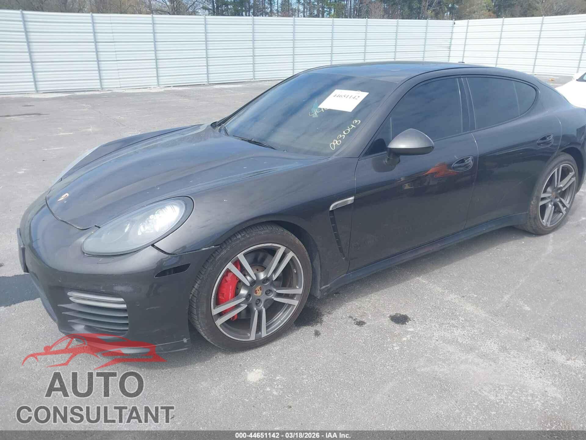 PORSCHE PANAMERA 2014 - WP0AF2A72EL083043