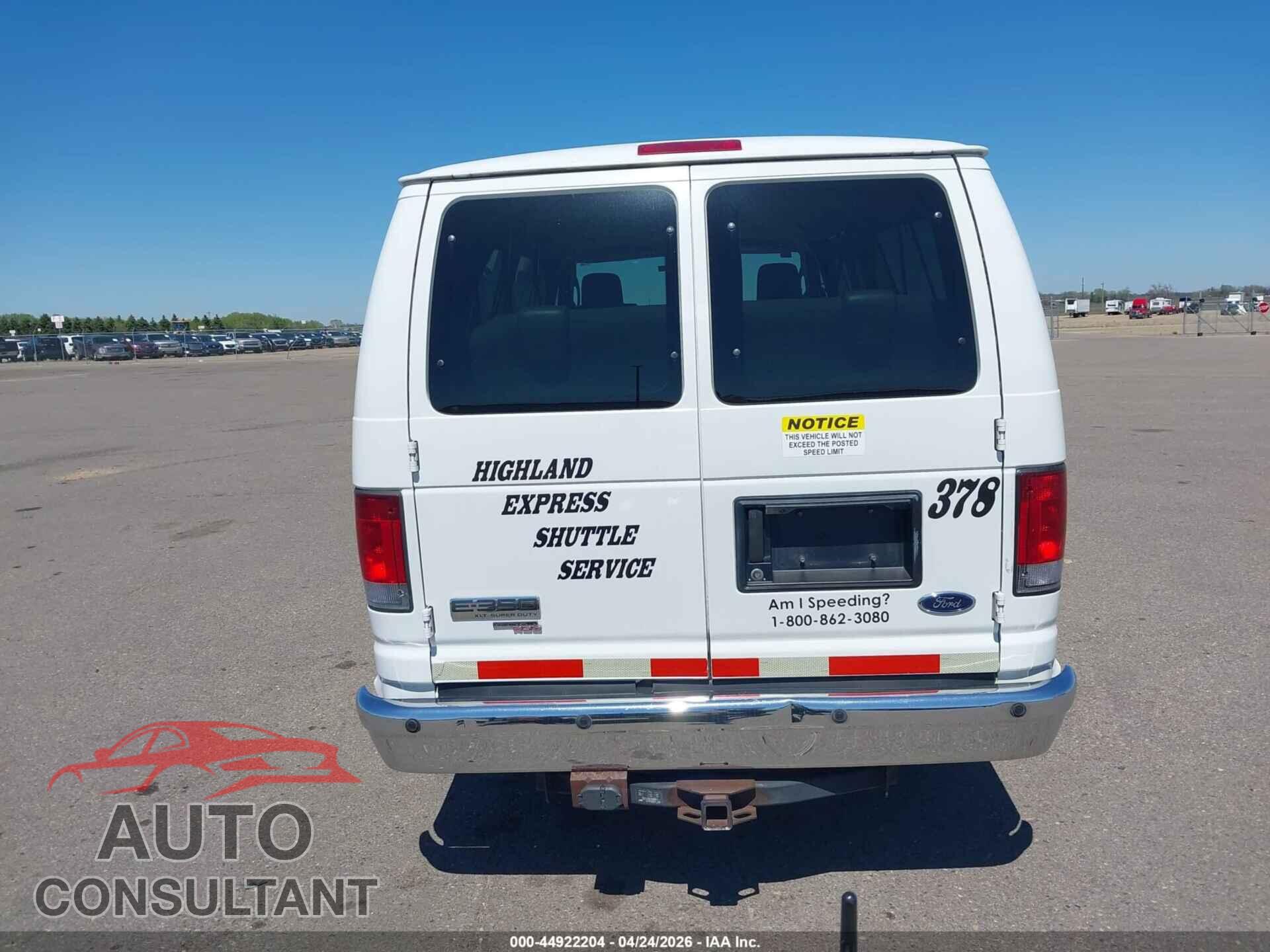 FORD E-350 SUPER DUTY 2012 - 1FBSS3BL6CDA89666