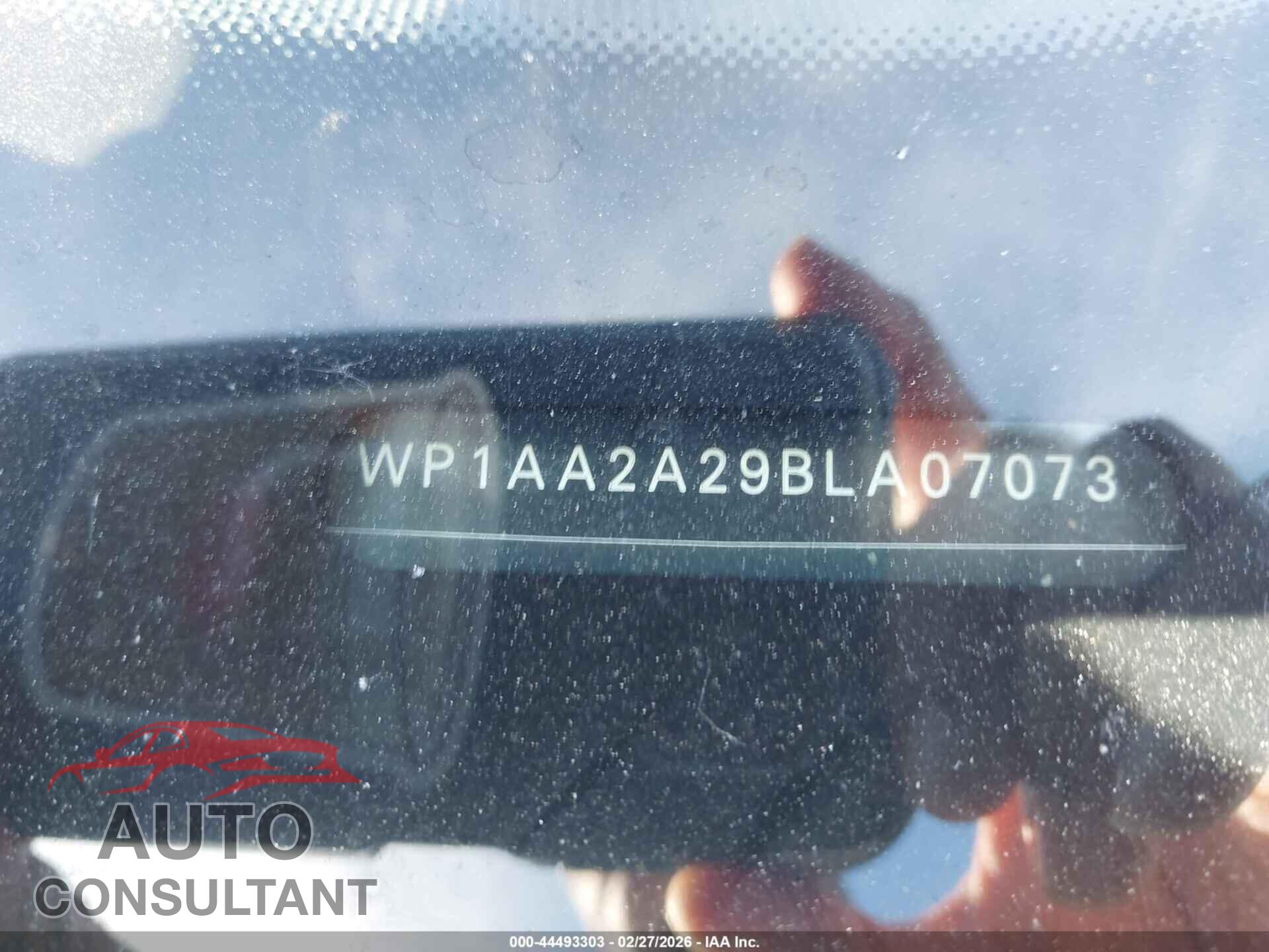 PORSCHE CAYENNE 2011 - WP1AA2A29BLA07073