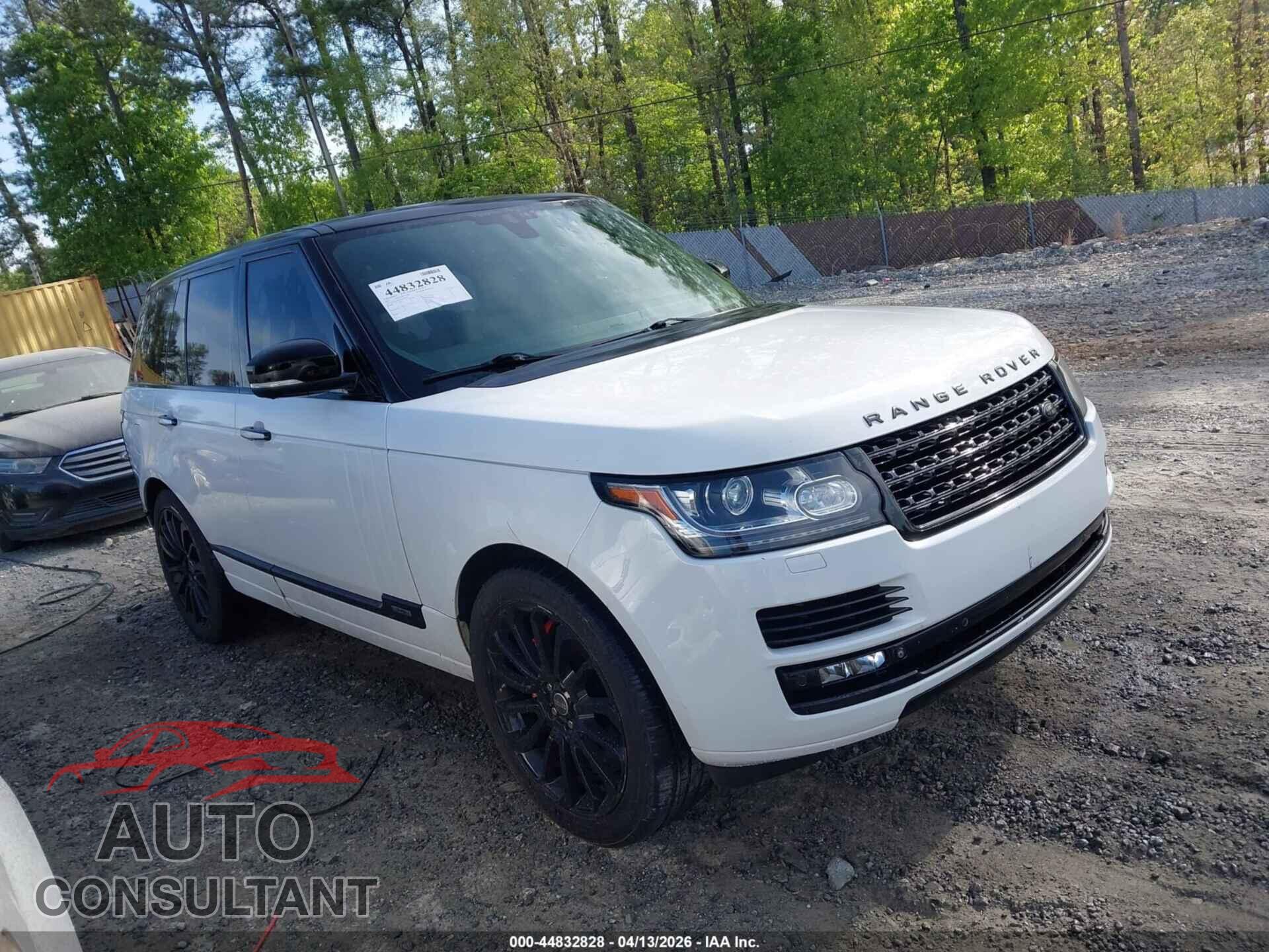 LAND ROVER RANGE ROVER 2013 - SALGS2EF8DA106772