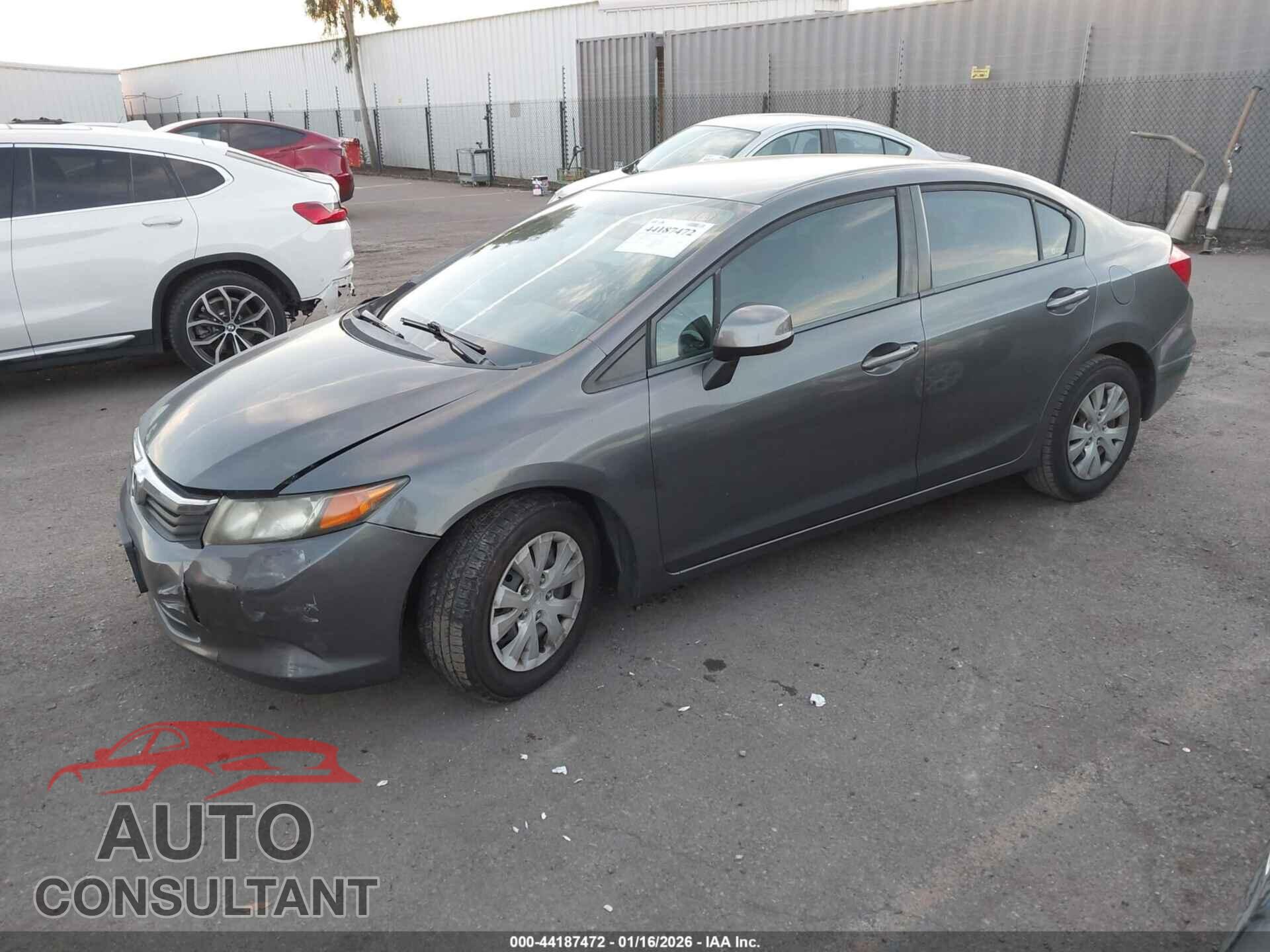 HONDA CIVIC 2012 - 2HGFB2F56CH314563