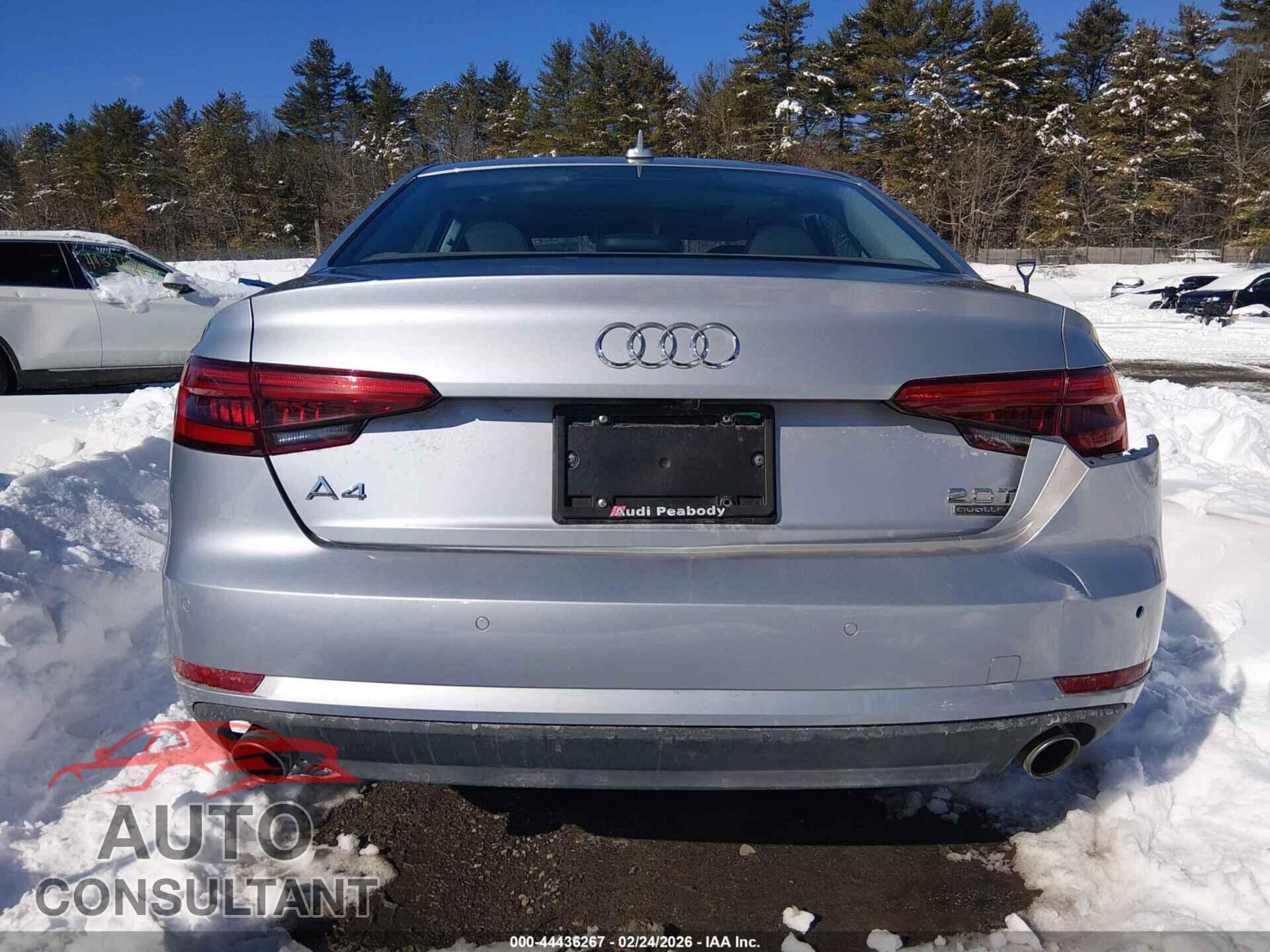 AUDI A4 2017 - WAUANAF43HN007140