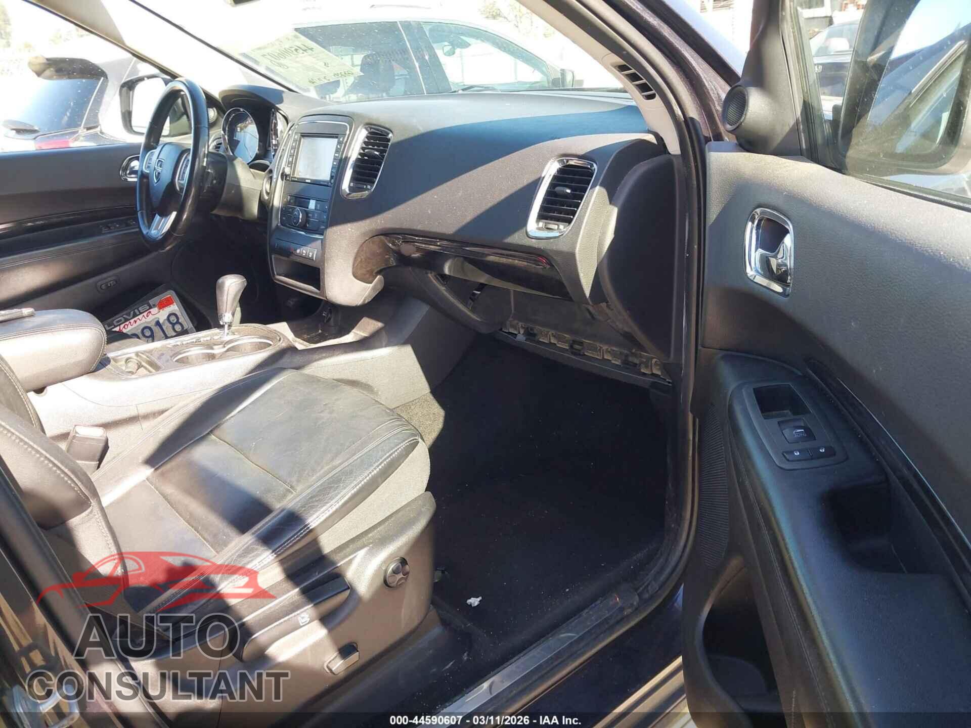 DODGE DURANGO 2012 - 1C4RDHDG6CC260598