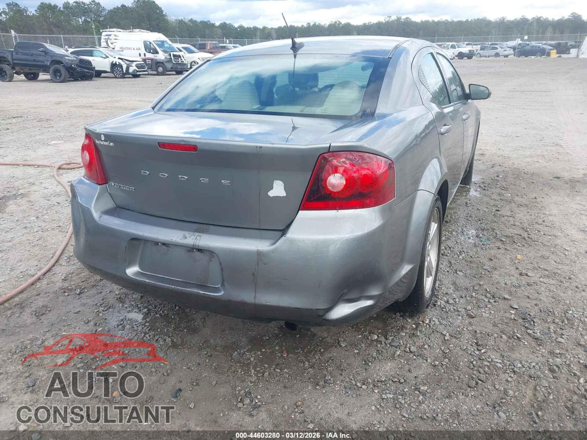 DODGE AVENGER 2013 - 1C3CDZAB9DN551885