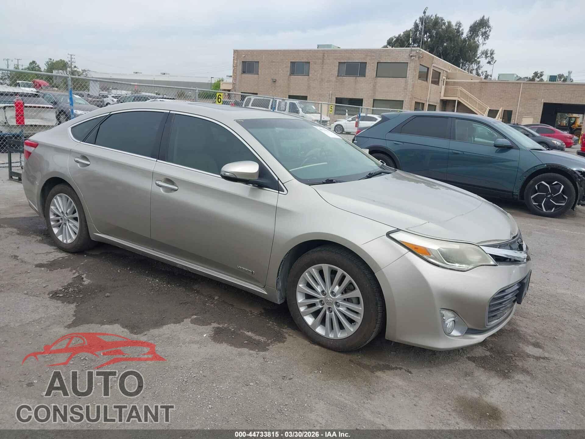 TOYOTA AVALON HYBRID 2014 - 4T1BD1EB5EU034167