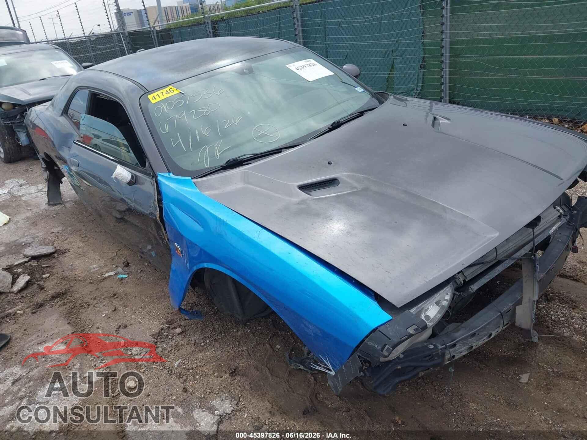 DODGE CHALLENGER 2013 - 2C3CDYAG3DH679280