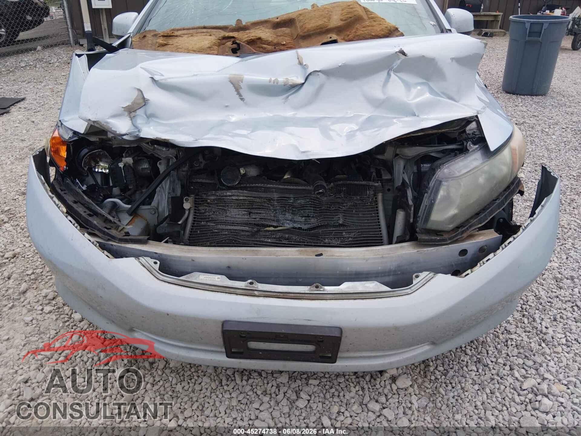 HONDA CIVIC 2012 - 19XFB2F53CE058408