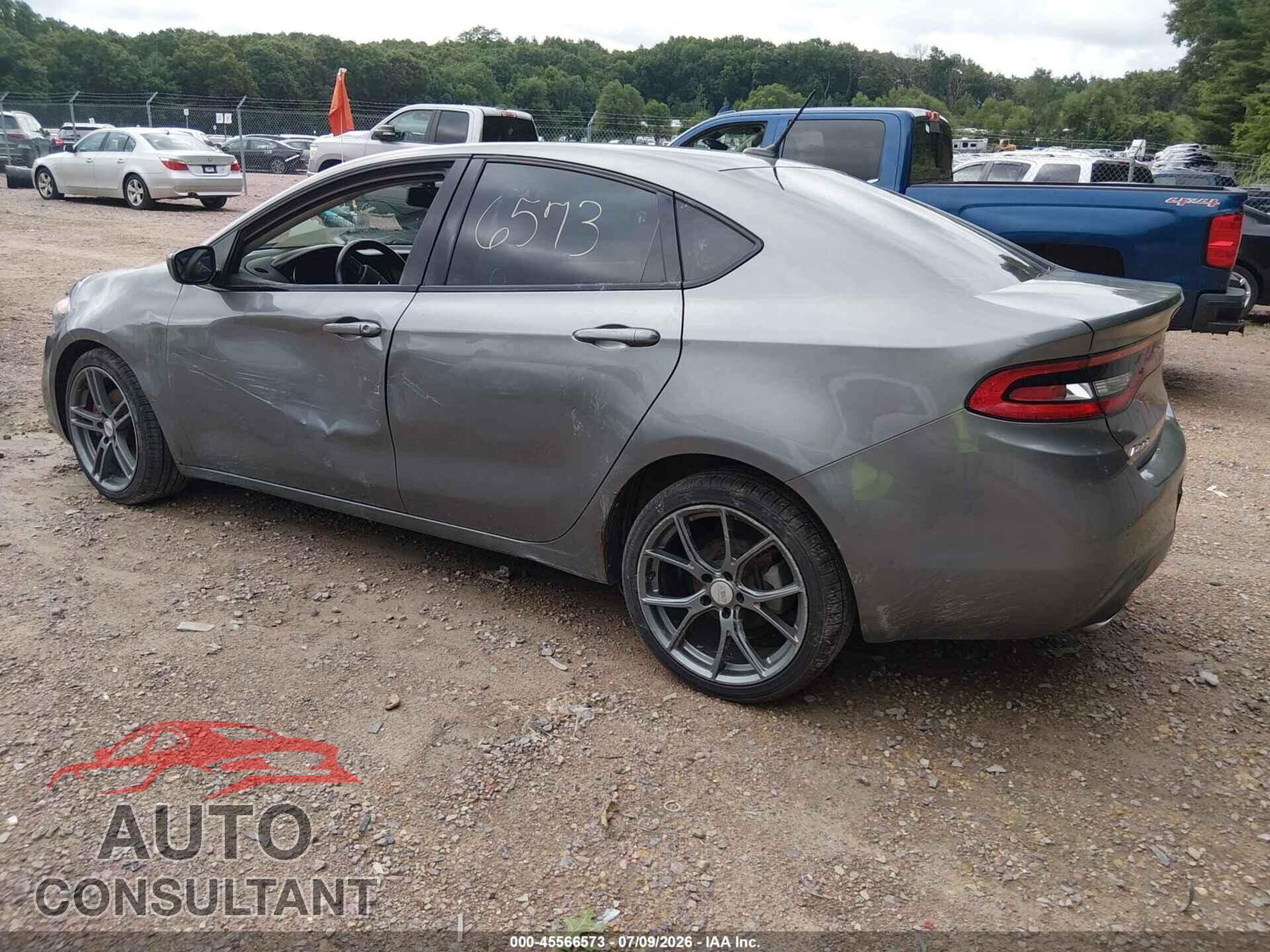 DODGE DART 2013 - 1C3CDFBA3DD314612