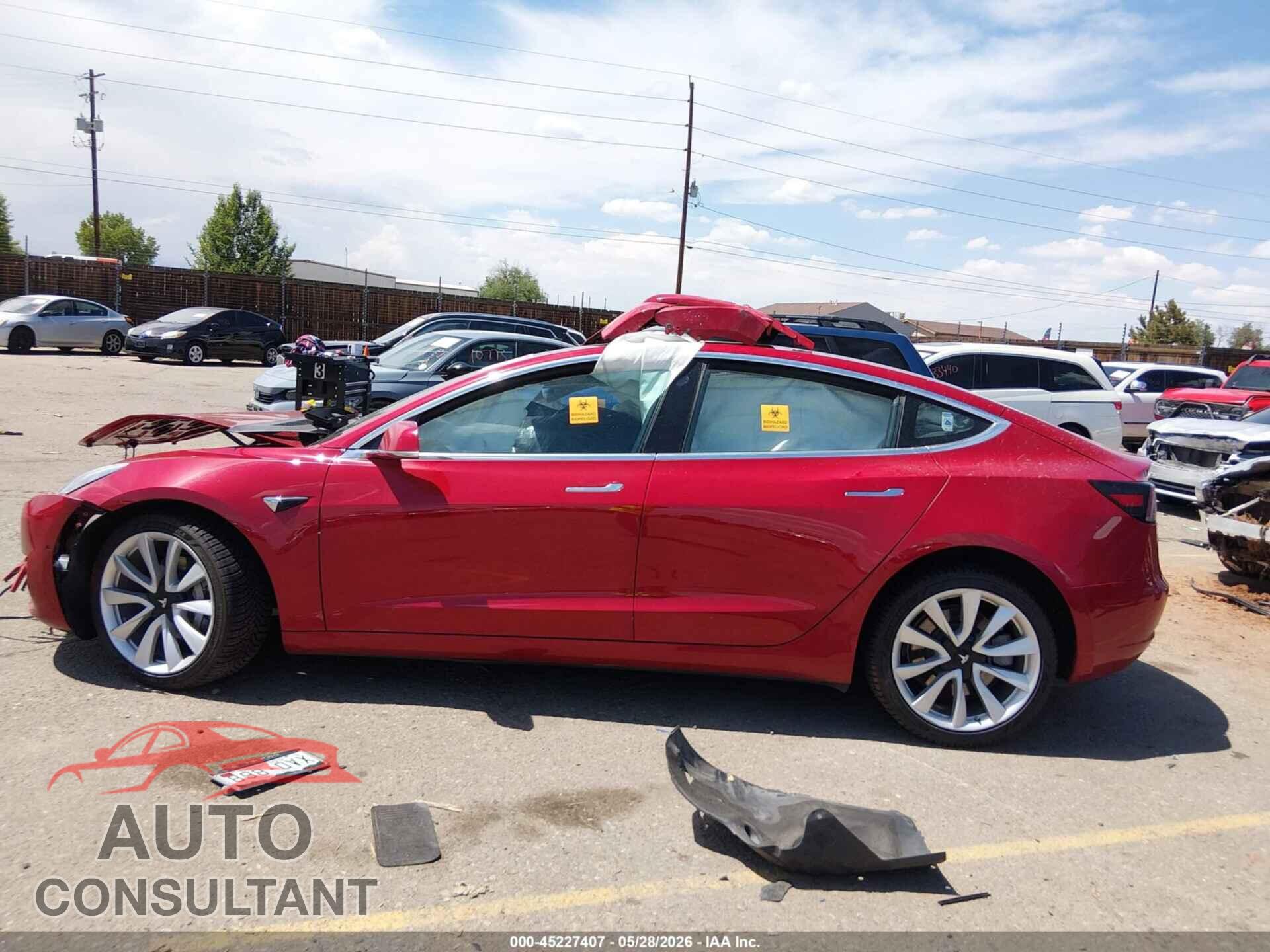 TESLA MODEL 3 2018 - 5YJ3E1EB4JF115895