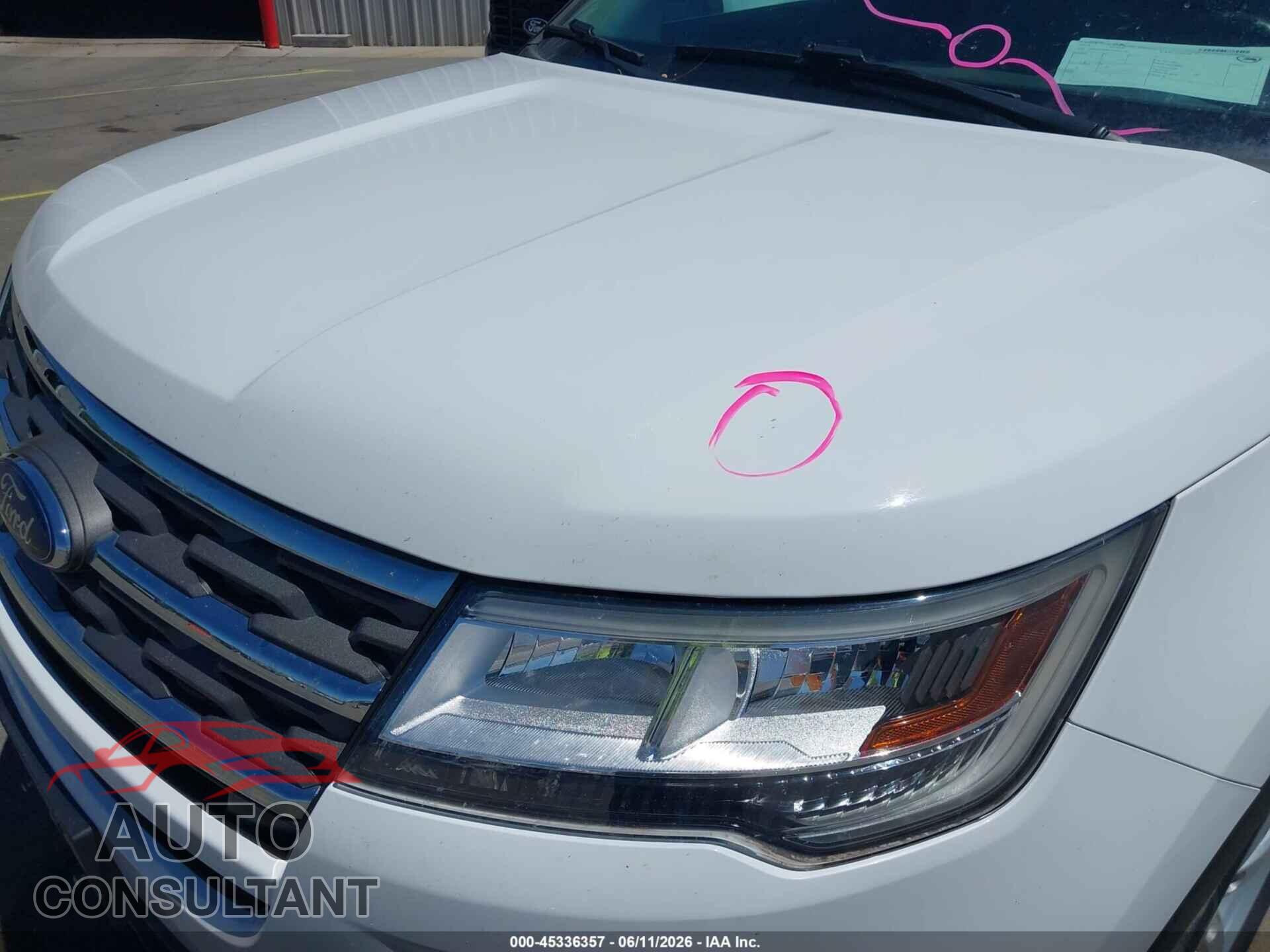 FORD EXPLORER 2018 - 1FM5K8B89JGB95280