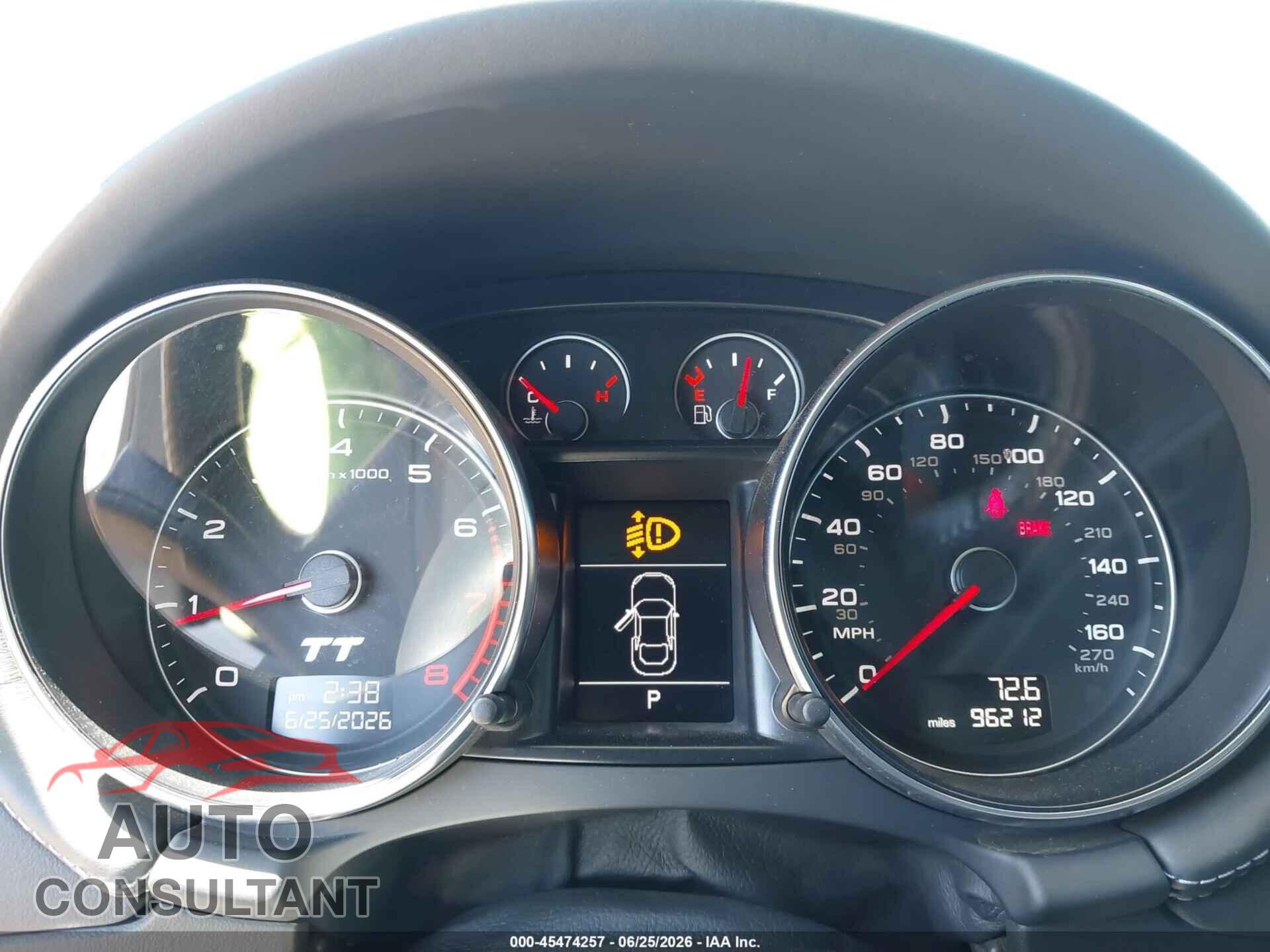 AUDI TT 2012 - TRUSFAFK6C1001504