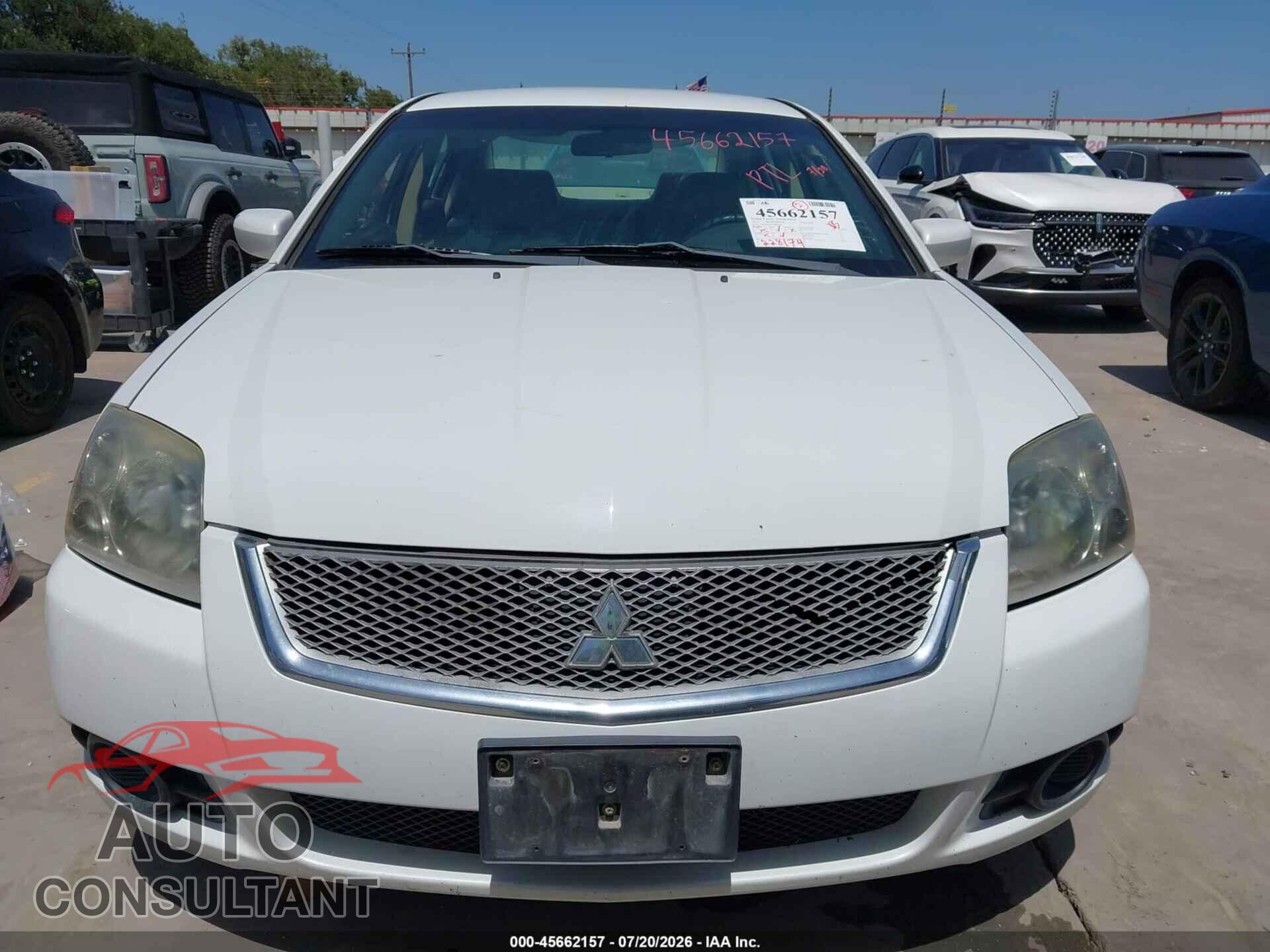 MITSUBISHI GALANT 2012 - 4A32B3FF2CE009478